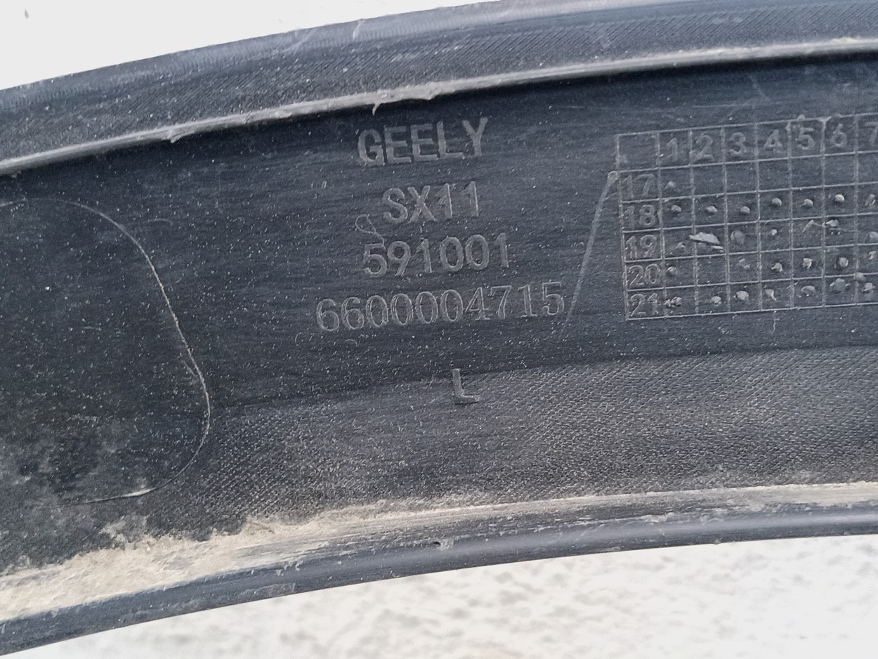 Накладка крыла заднего левого Geely Coolray