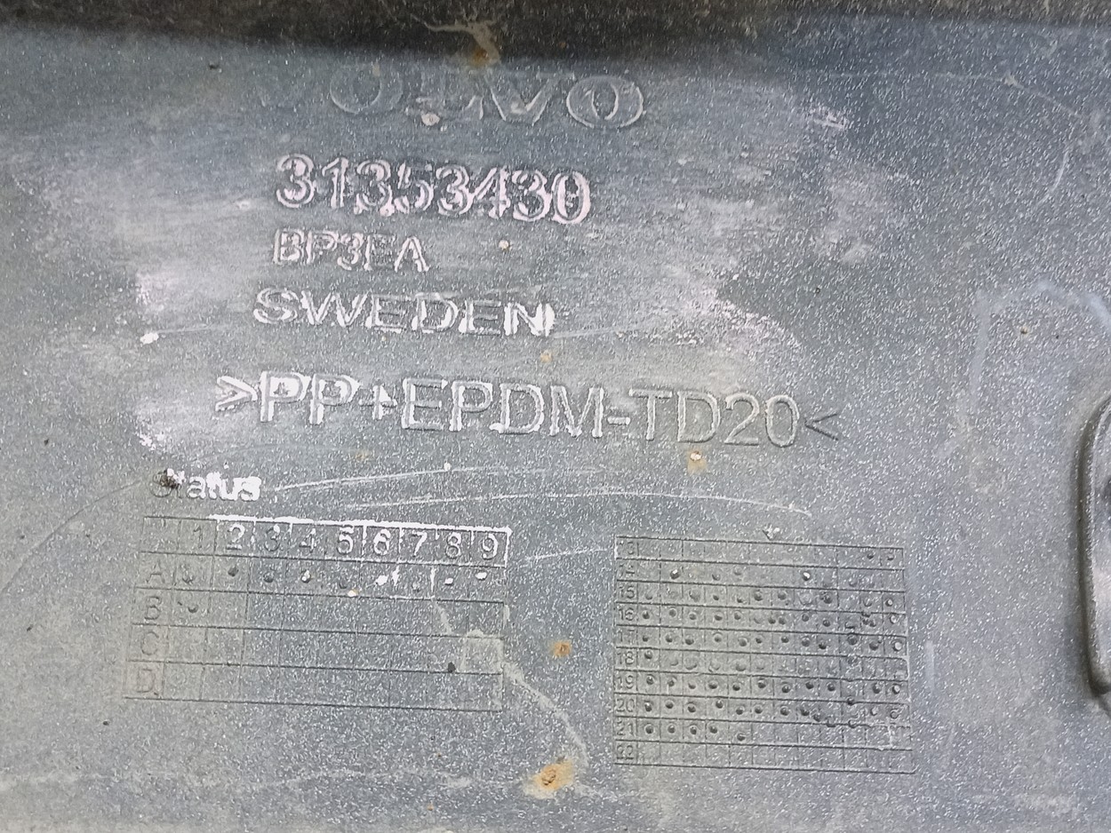Юбка заднего бампера Volvo XC90 2