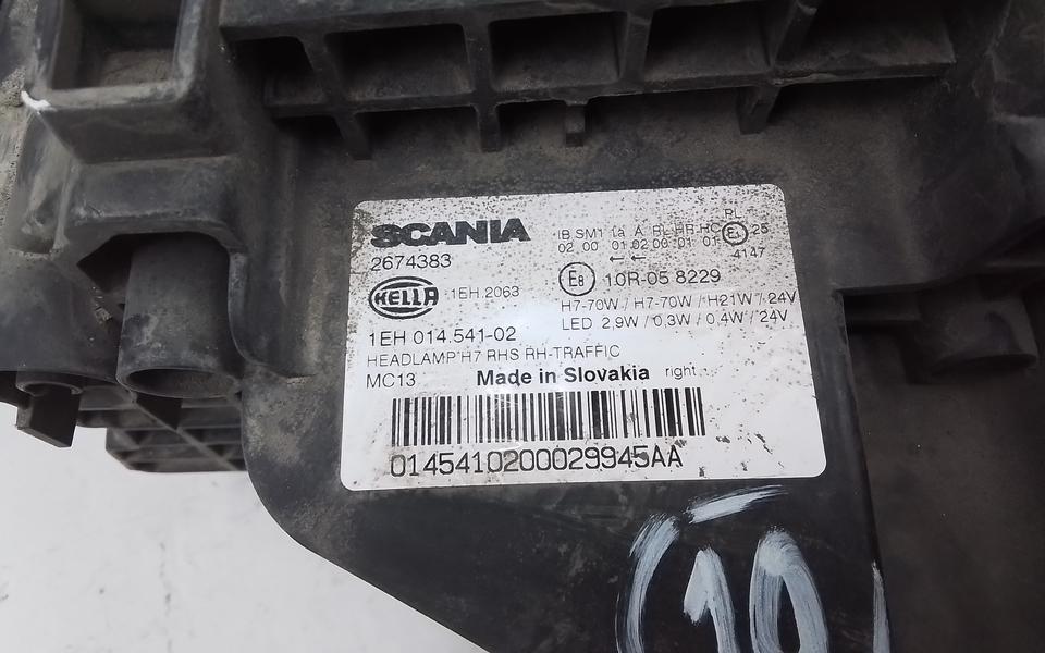 Фара передняя правая Scania 6 R Series