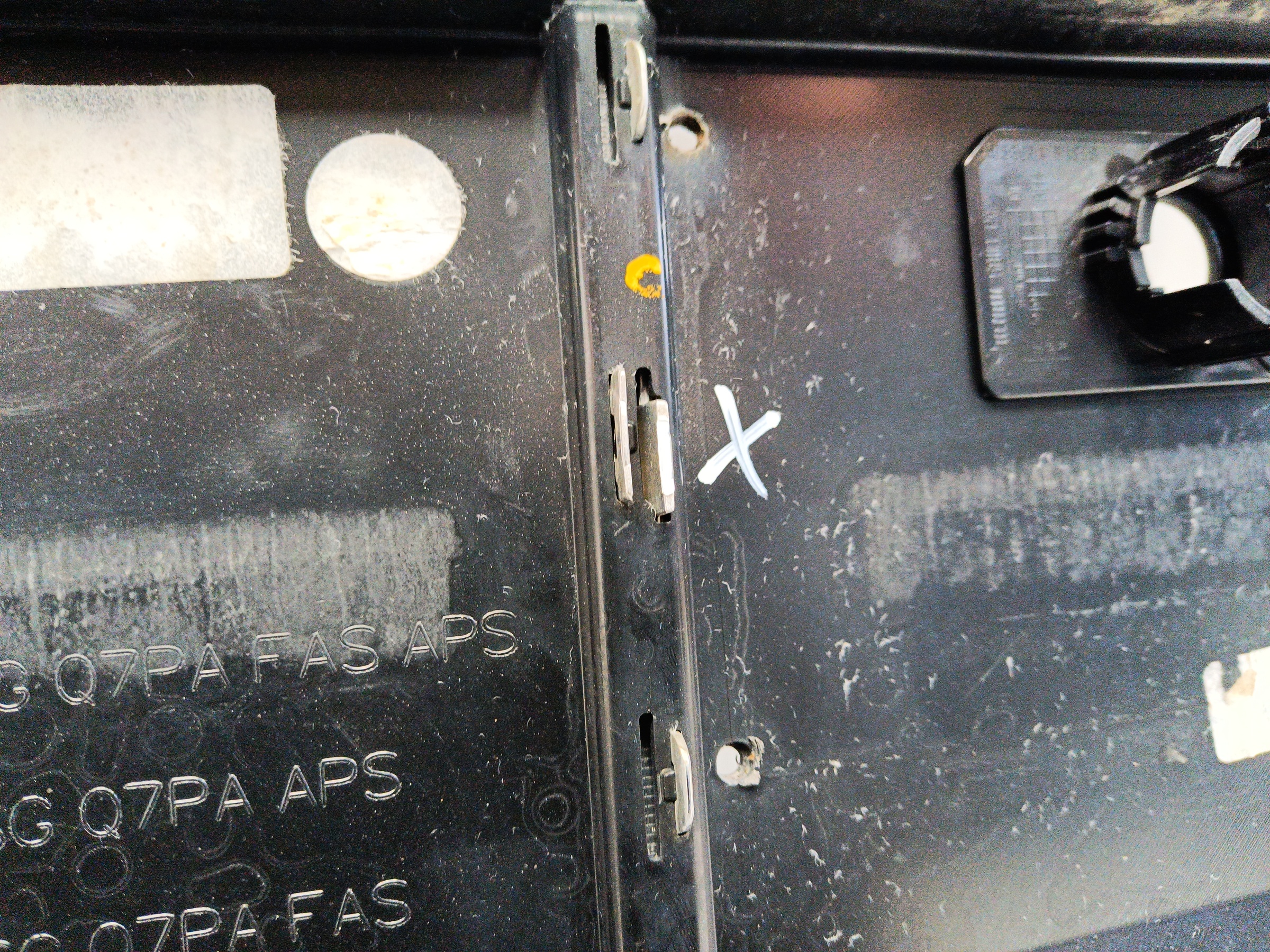 Решетка радиатора Audi Q7 2 Restail под 2 радара