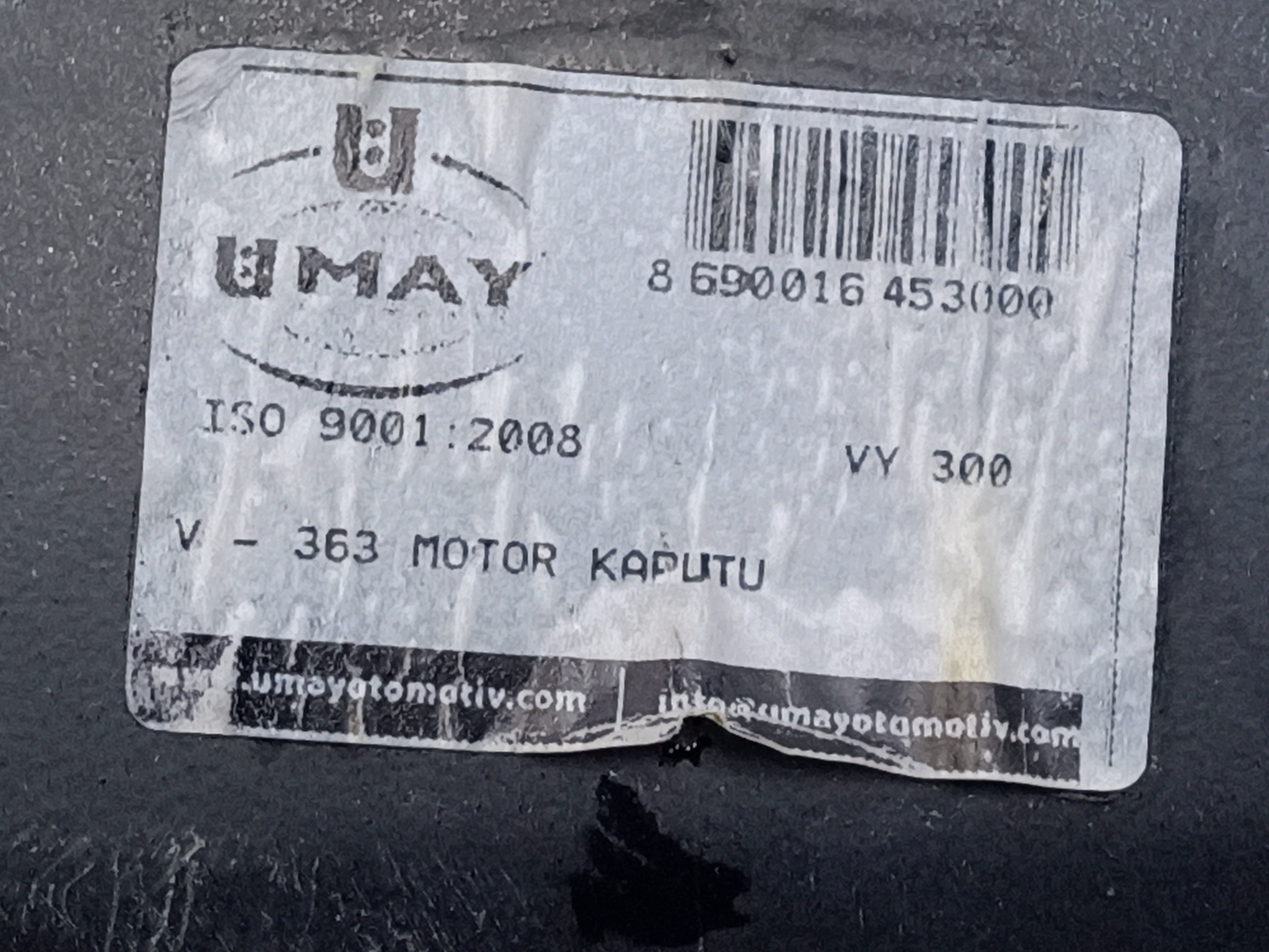 Капот Ford Transit 7 " UMAY "