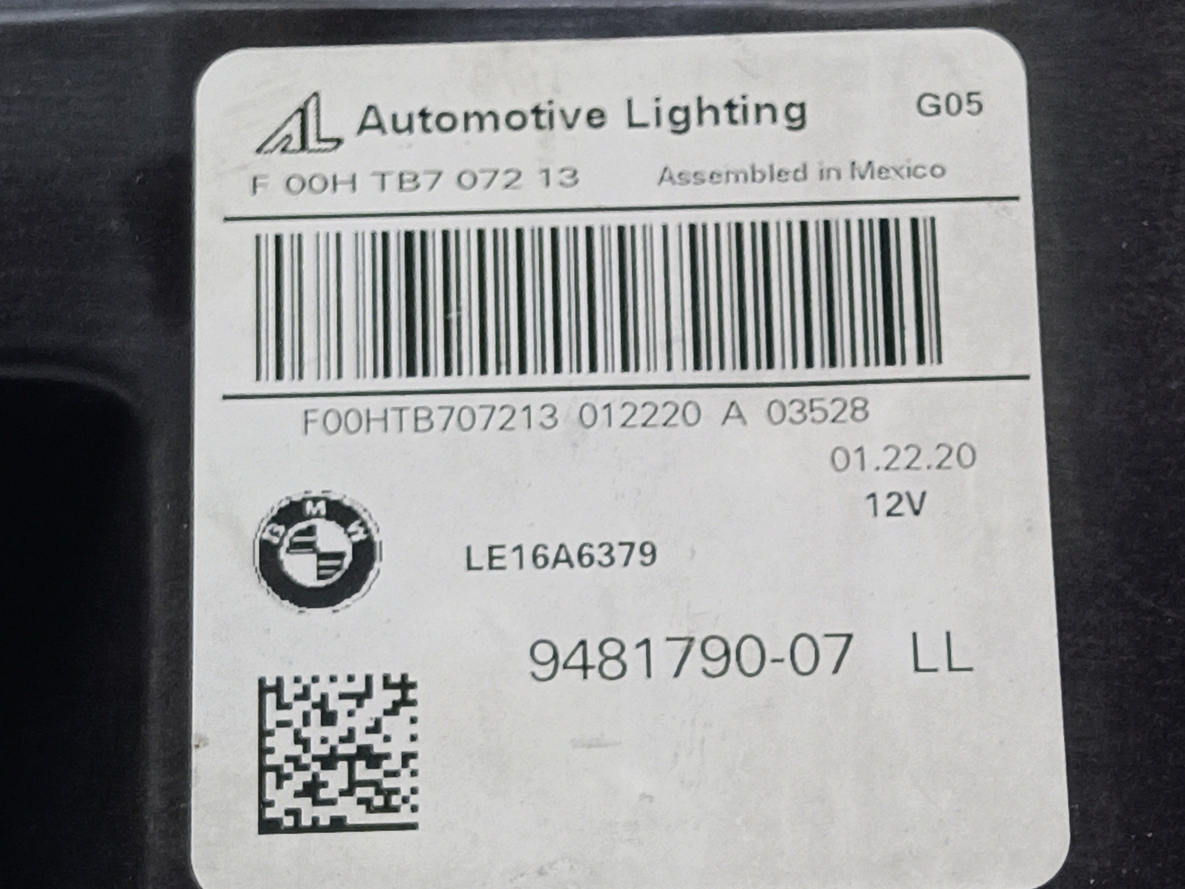 Фара передняя правая BMW X5 G05 Laser