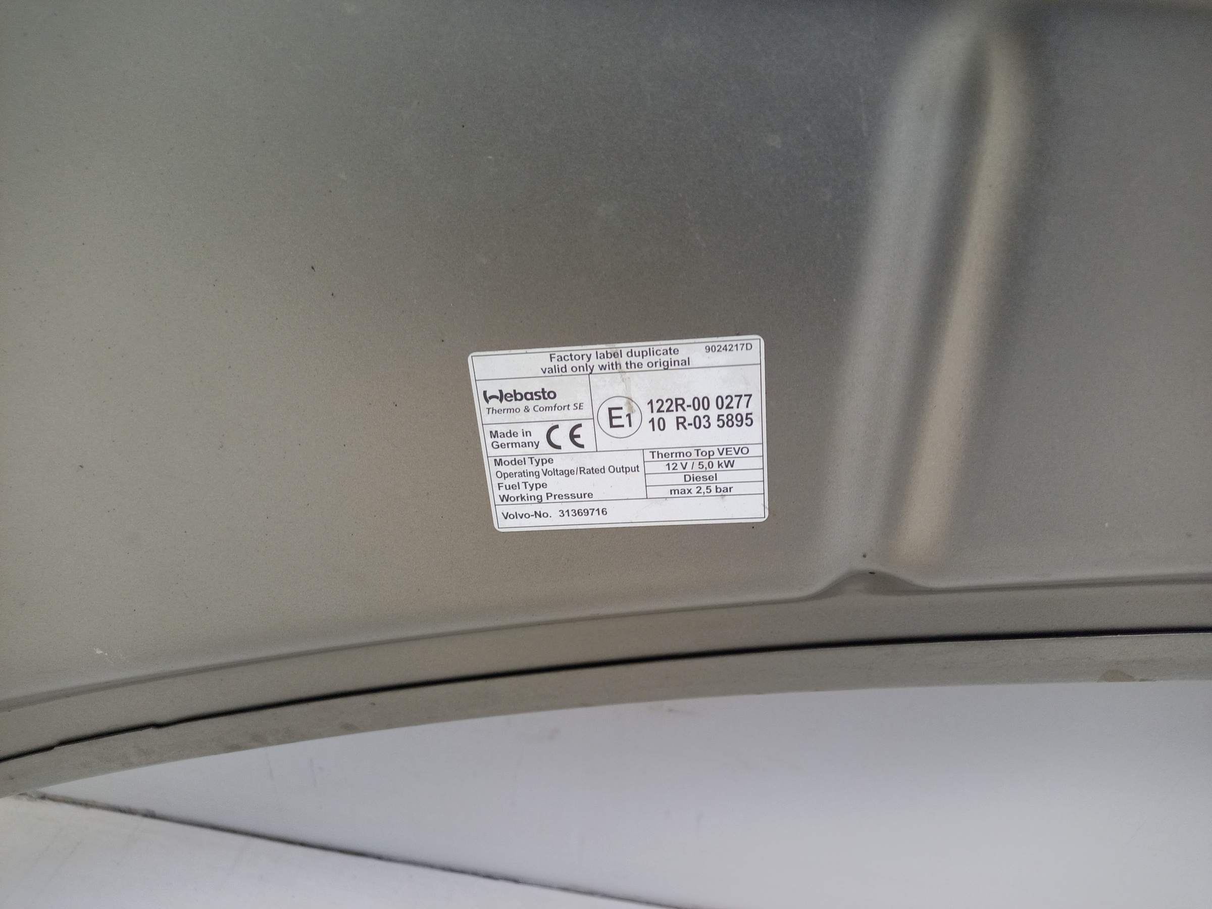 Капот Volvo XC70 2