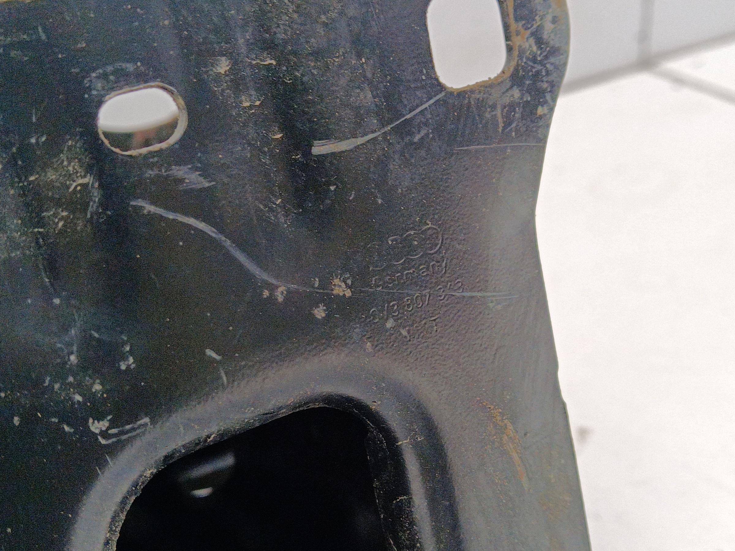 Усилитель заднего бампера Audi A3 8V Hatchback