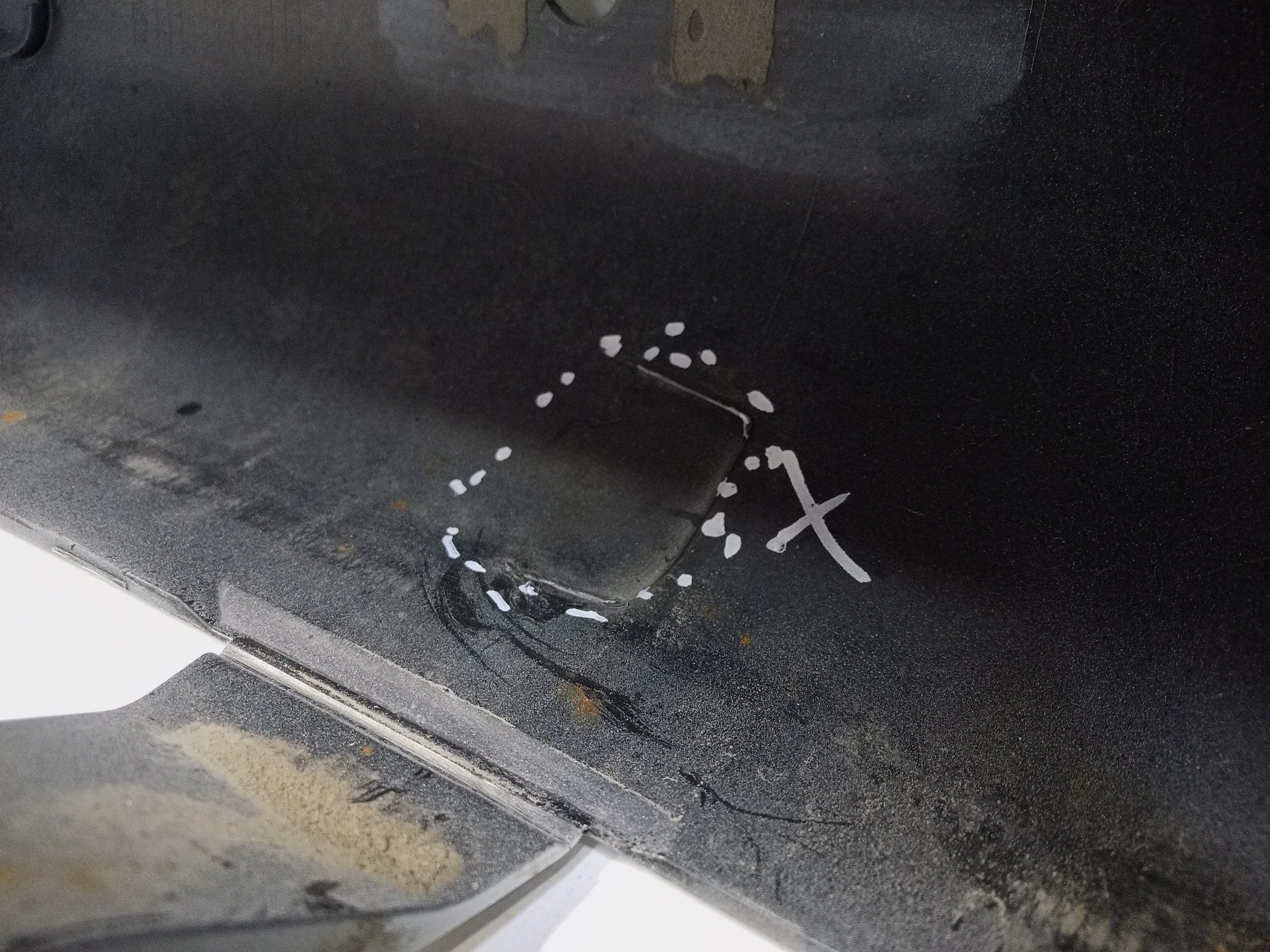 Бампер задний Peugeot Traveller крашеный