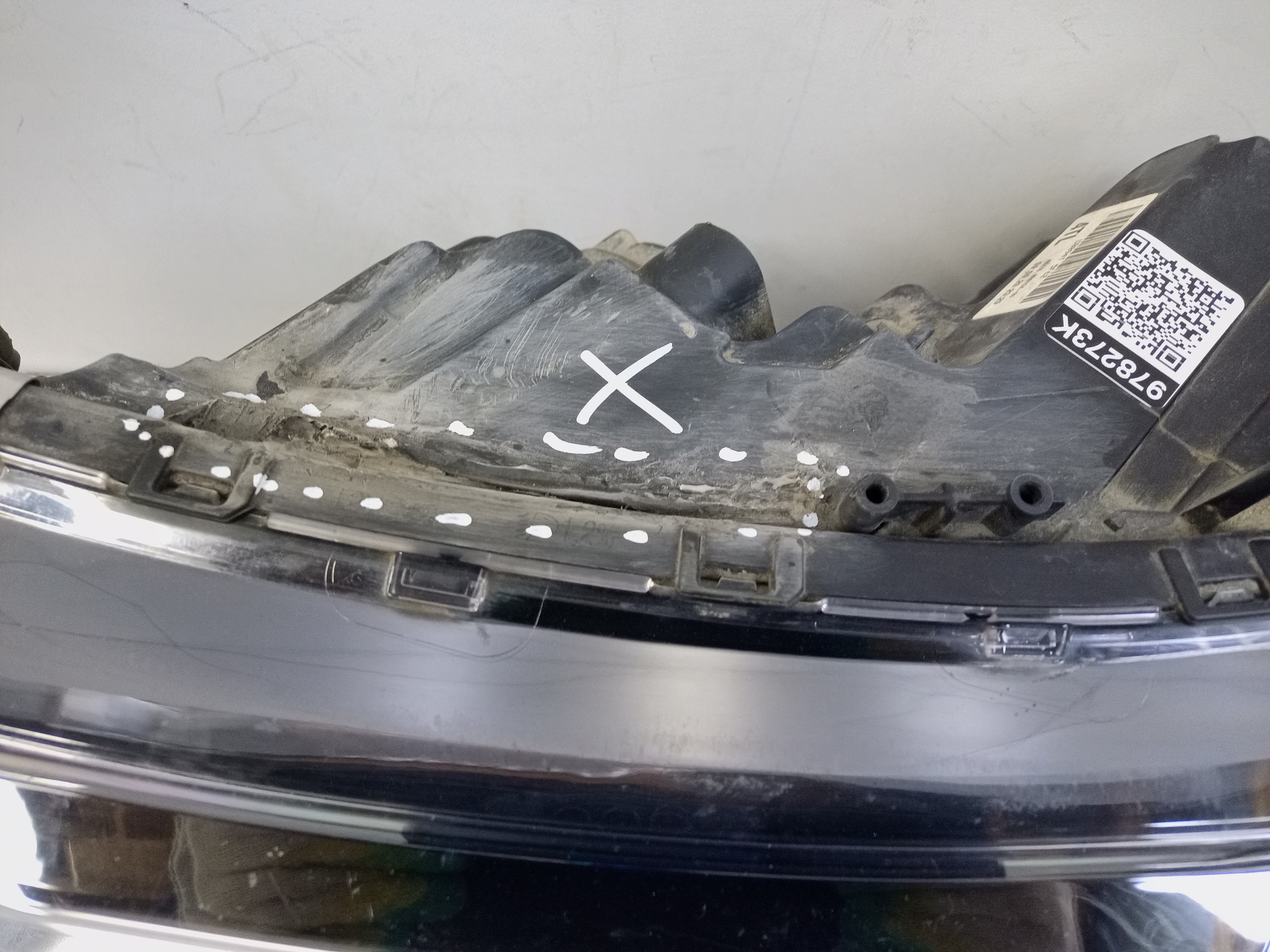 Фара передняя левая Mitsubishi Outlander 3 Restail 2 галоген