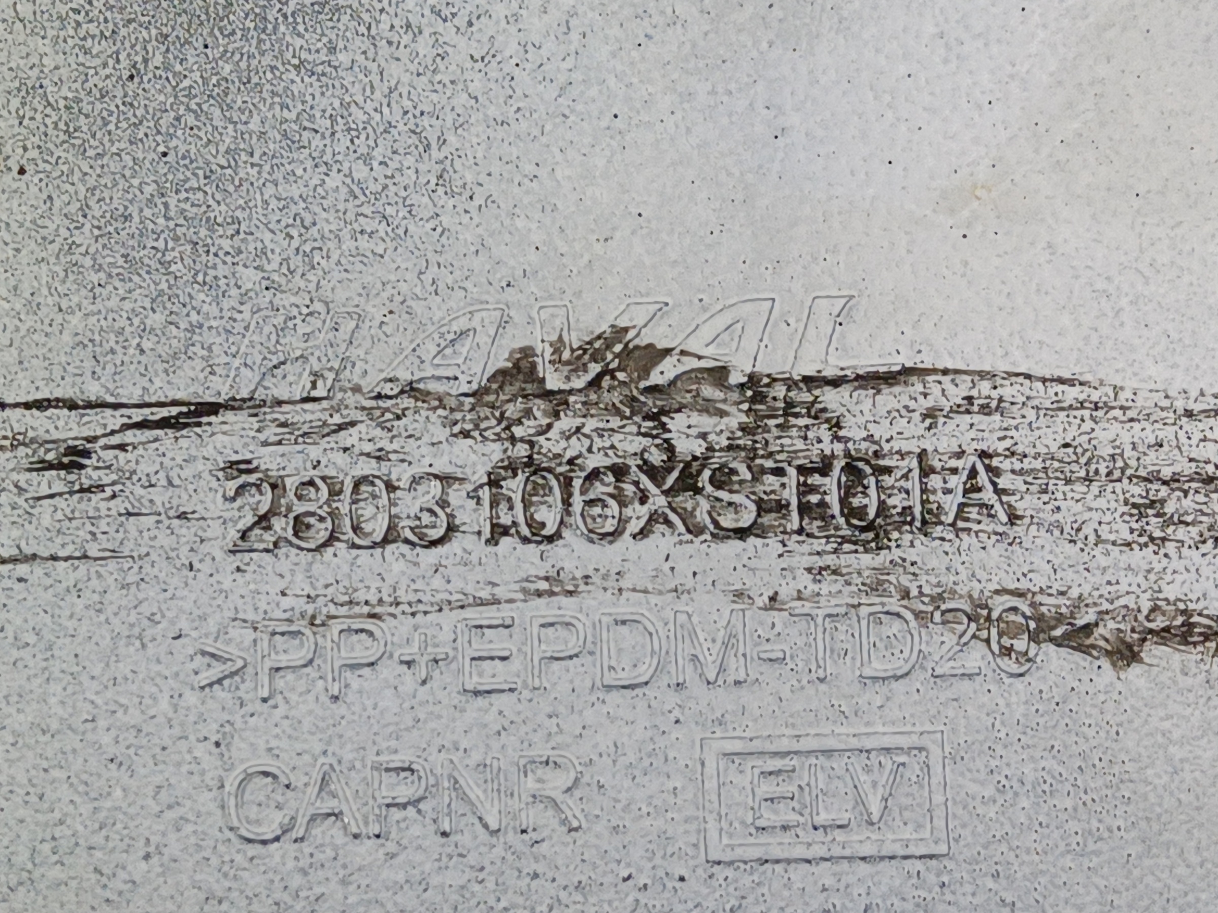 Юбка переднего бампера Haval Jolion