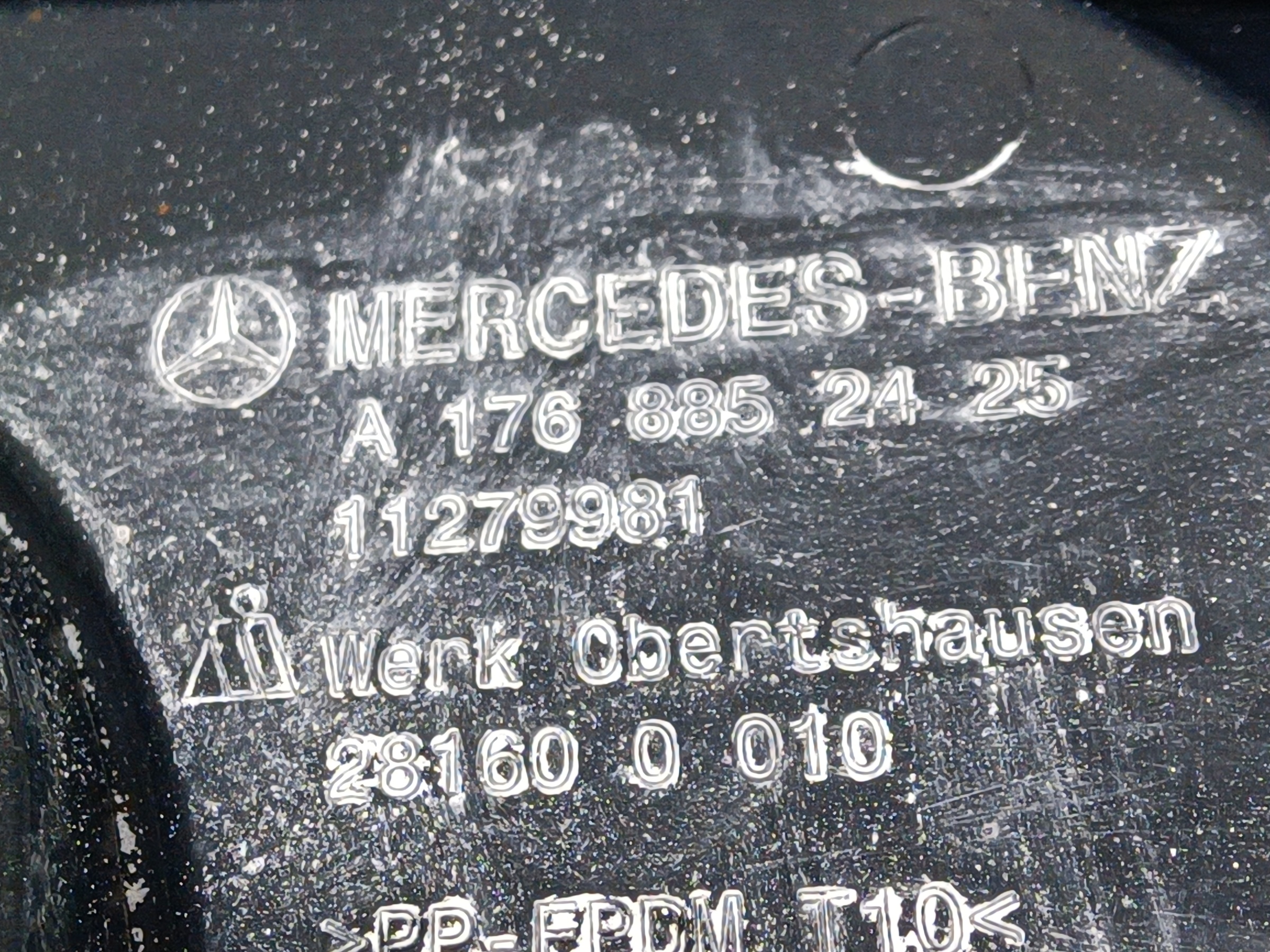 Бампер задний Mercedes Benz A-klasse W176 AMG