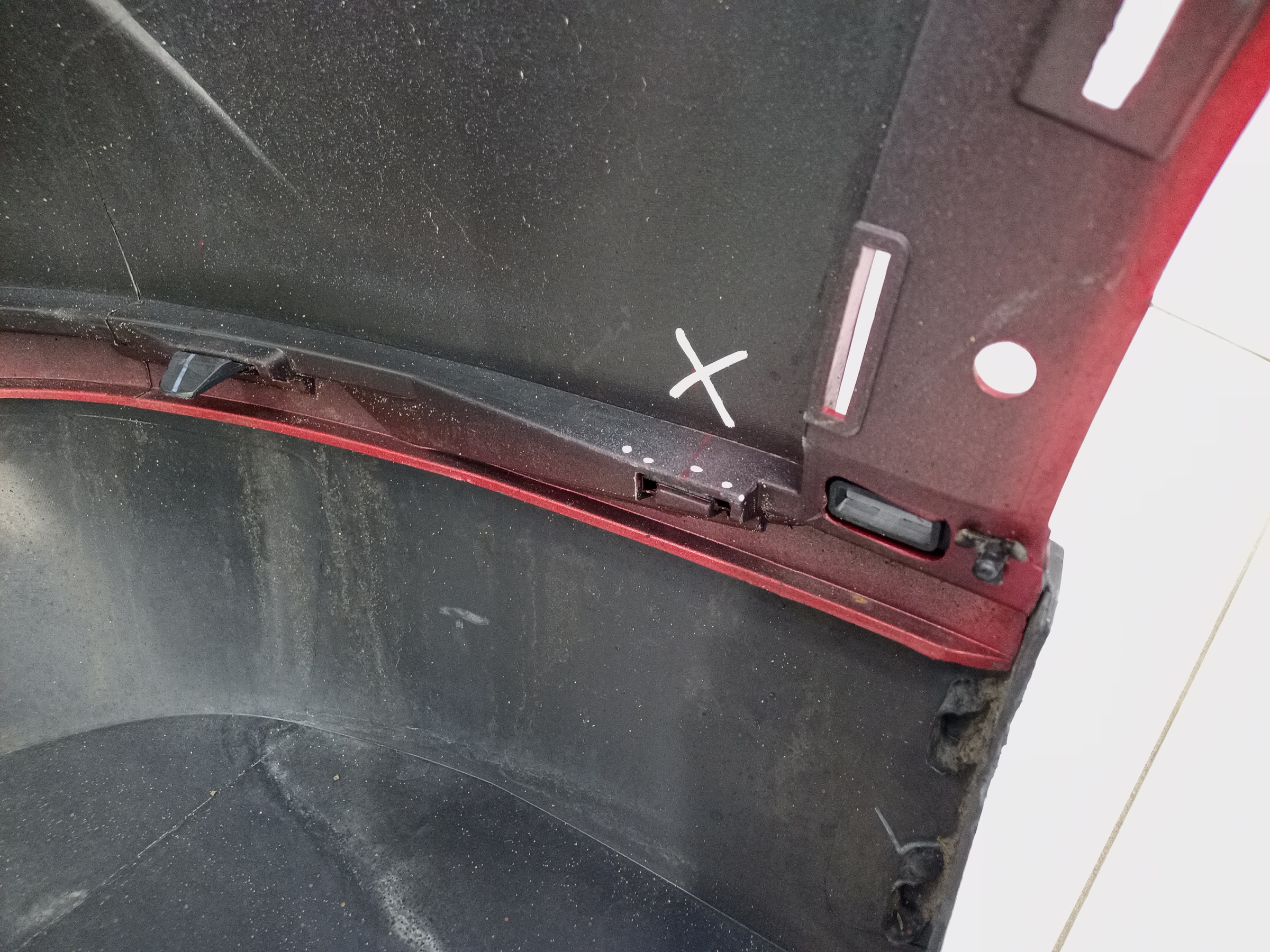 Бампер задний Changan CS55 Plus Restail