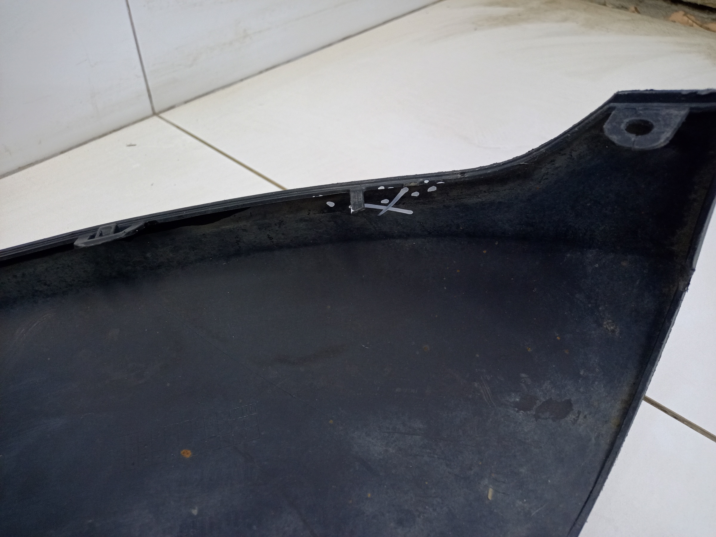 Юбка переднего бампера Mercedes Benz GLC-klasse X253