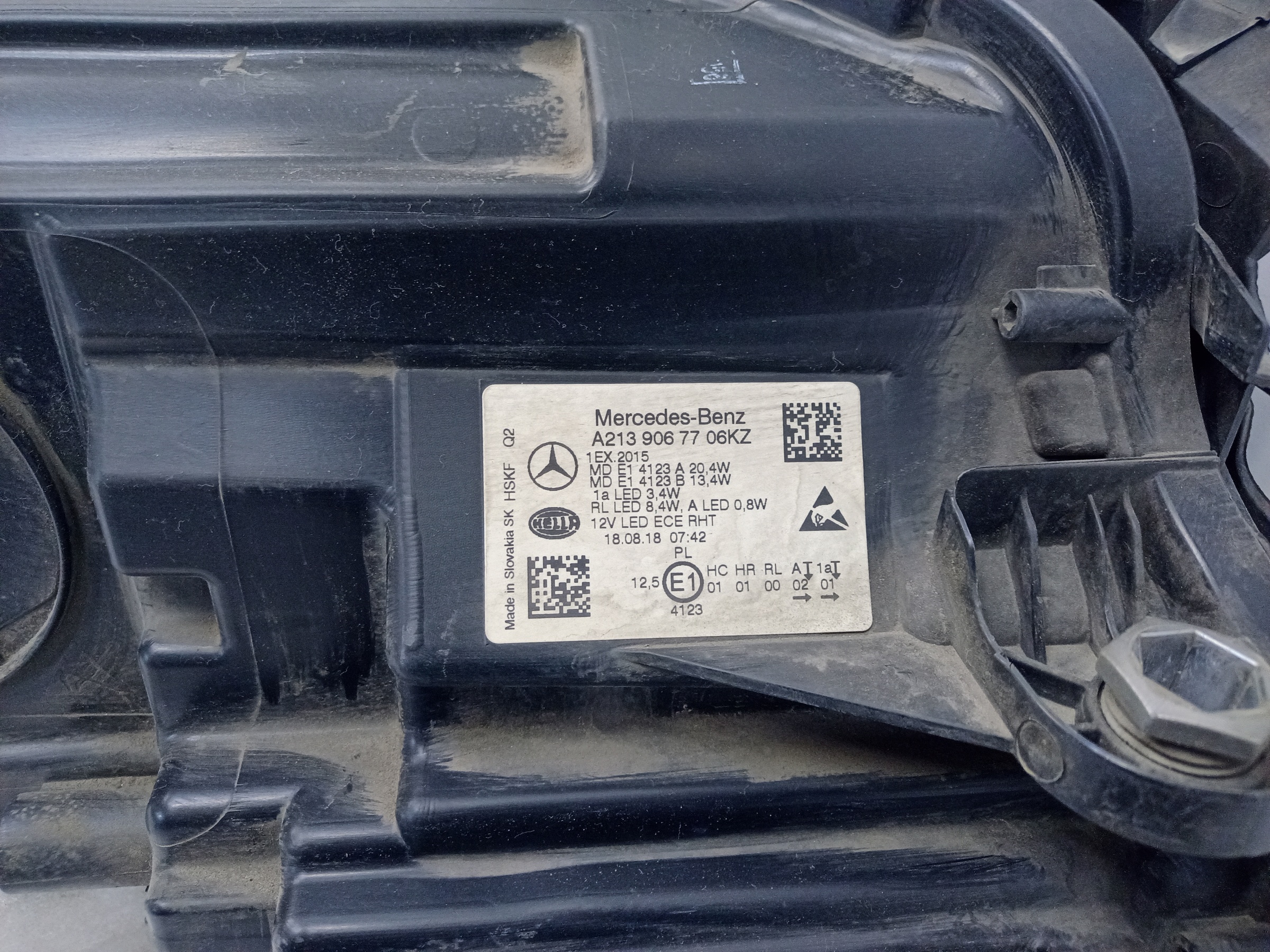 Фара передняя левая Mercedes Benz E-klasse W213 LED