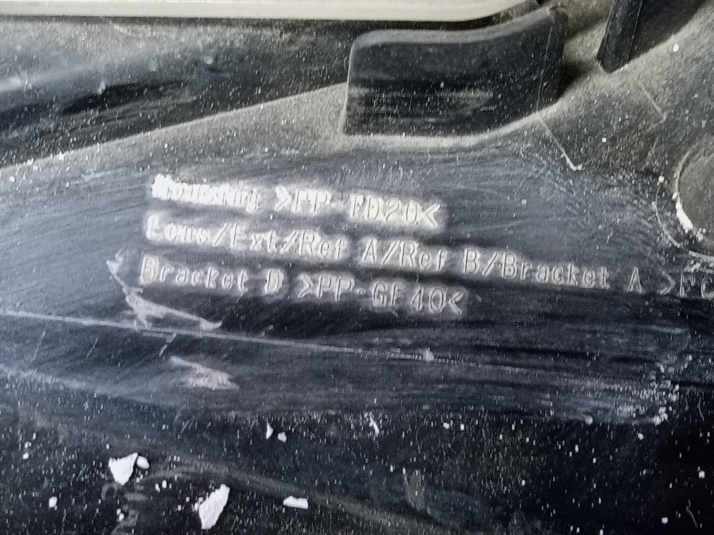 Фара ПТФ передняя правая Lexus RX 4 Restail LED