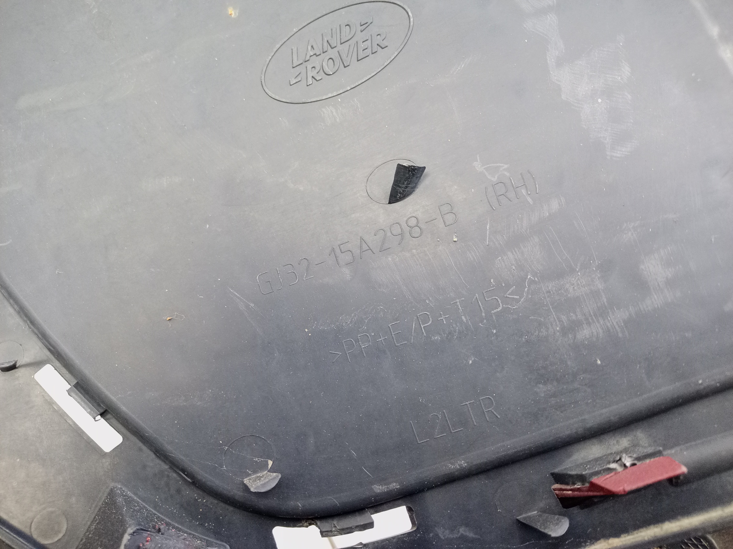 Бампер передний Land Rover Range Rover Evoque 1 Restail под омыватели и парктроник