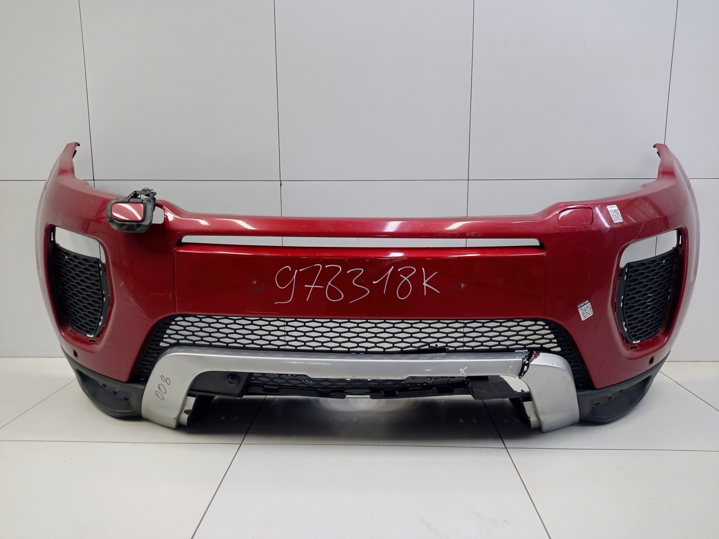 Бампер передний Land Rover Range Rover Evoque 1 Restail под омыватели и парктроник