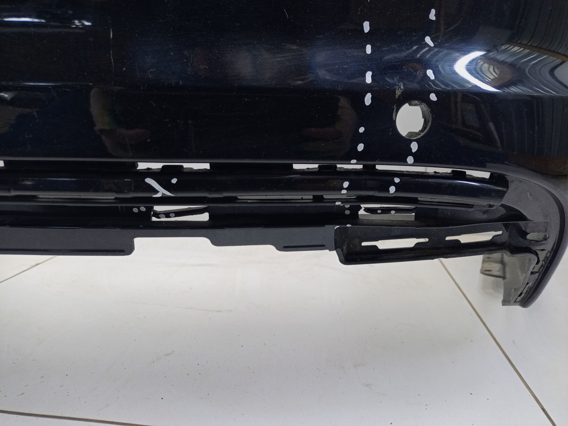 Бампер задний верхняя часть Audi Q7 2