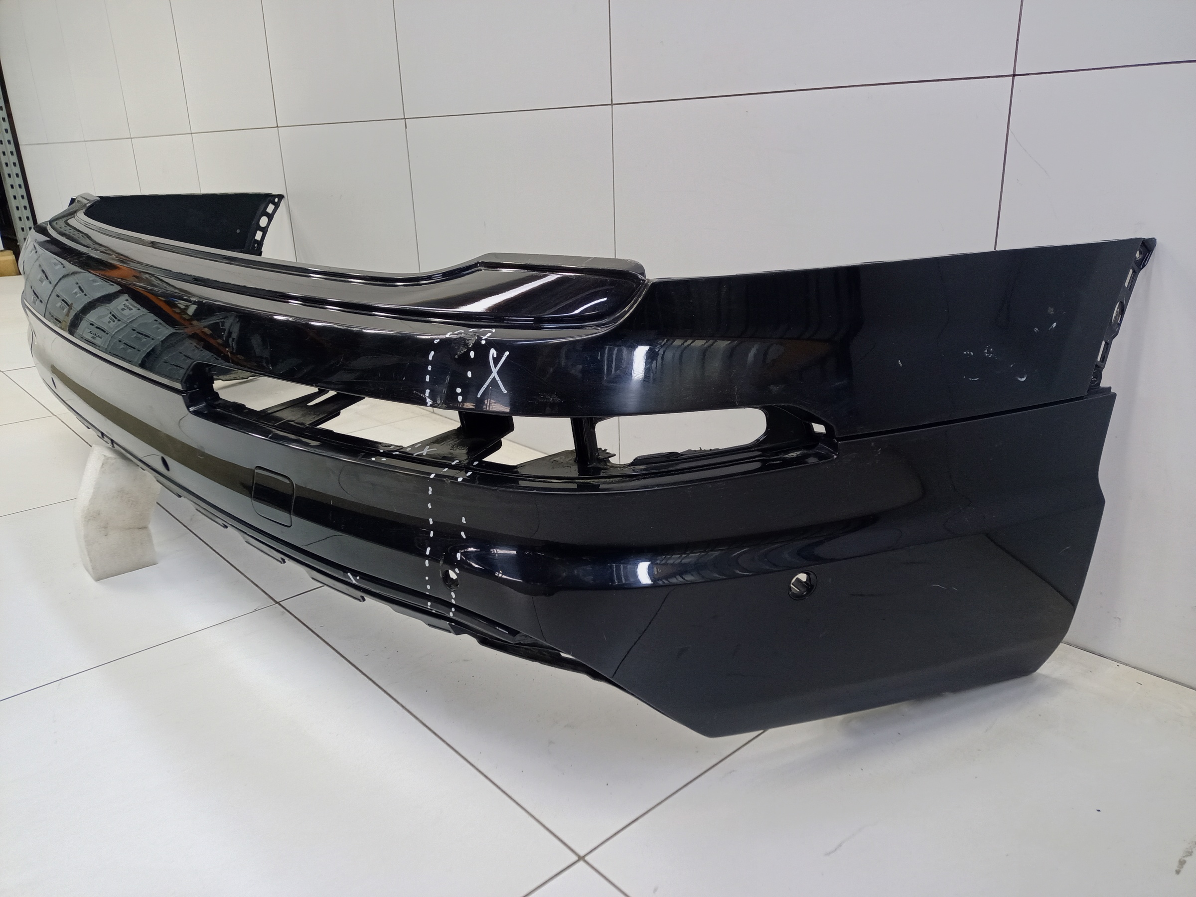 Бампер задний верхняя часть Audi Q7 2