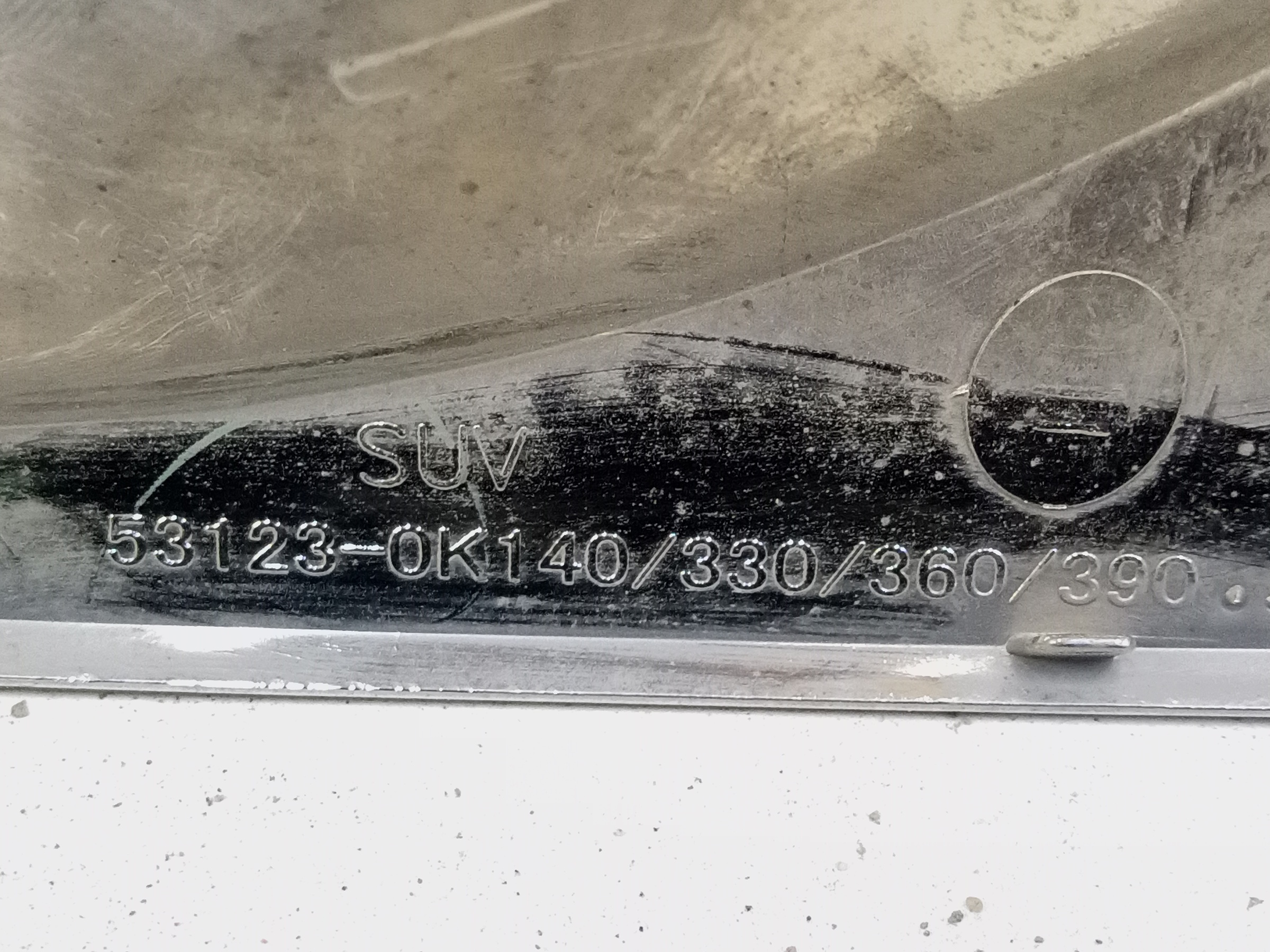 Накладки решетки радиатора хром Toyota Fortuner 2