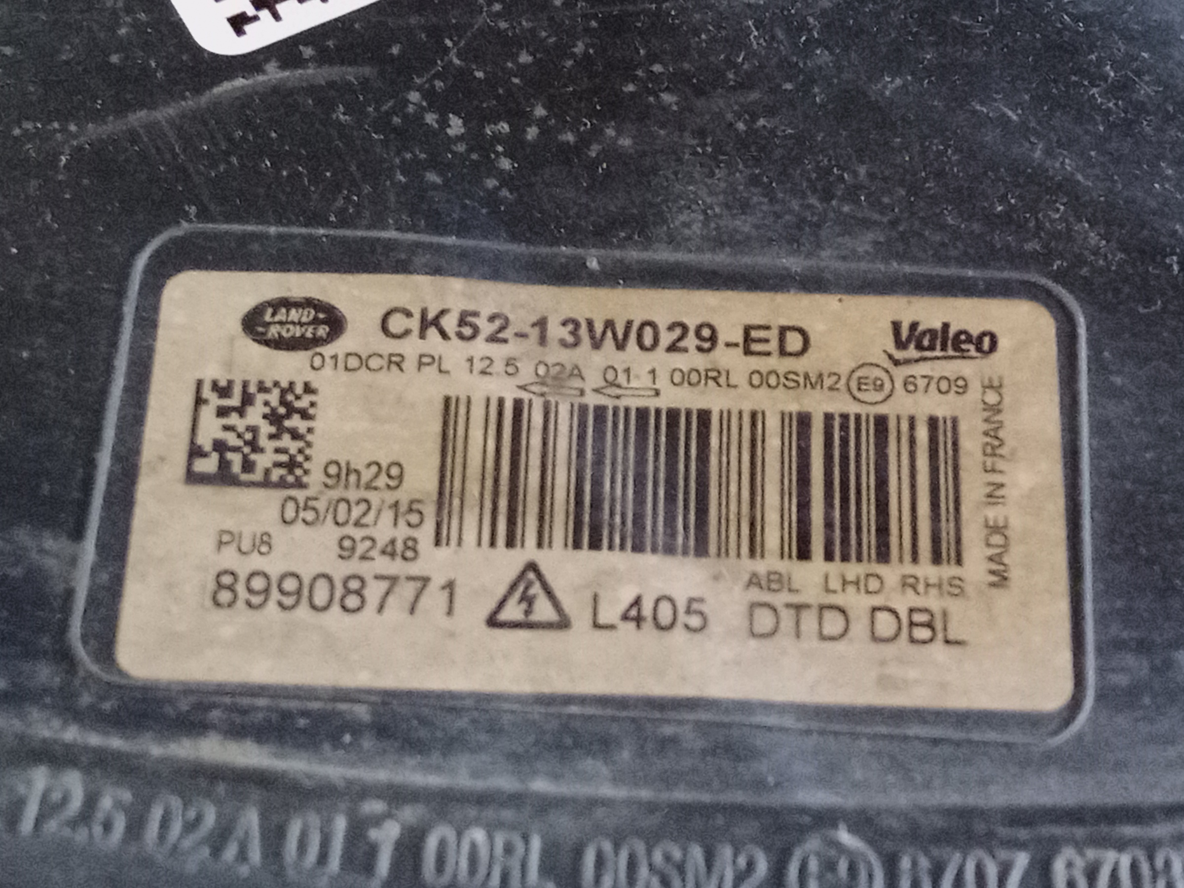 Фара передняя правая Land Rover Range Rover 4 ксенон ДХО