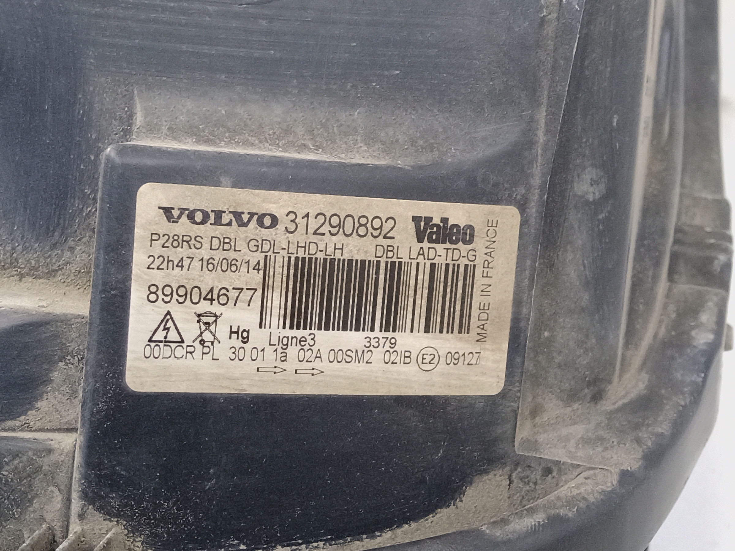 Фара передняя левая Volvo XC90 1 Restail ксенон