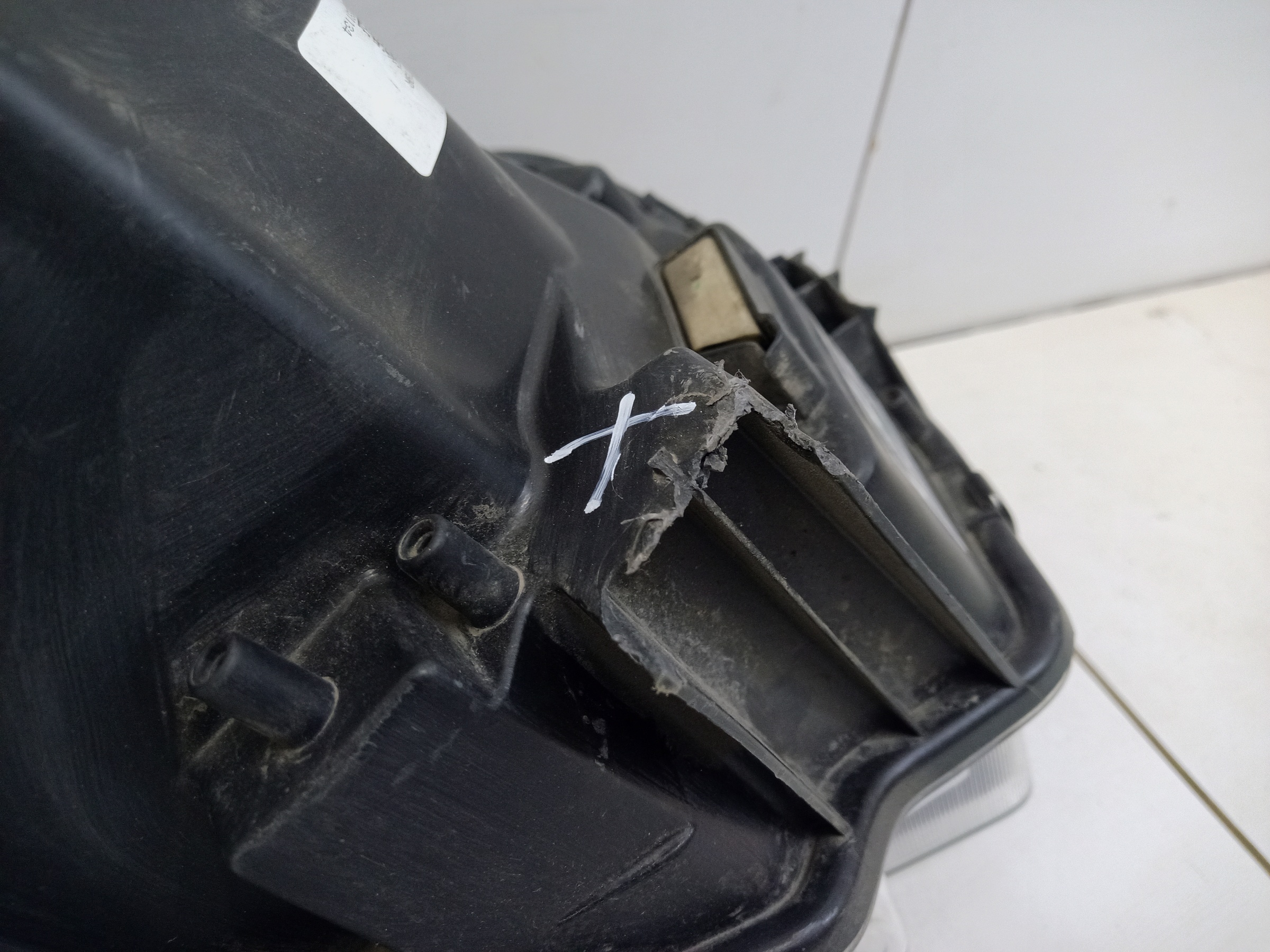 Фара передняя левая Renault Logan 2 Restail галоген с ДХО