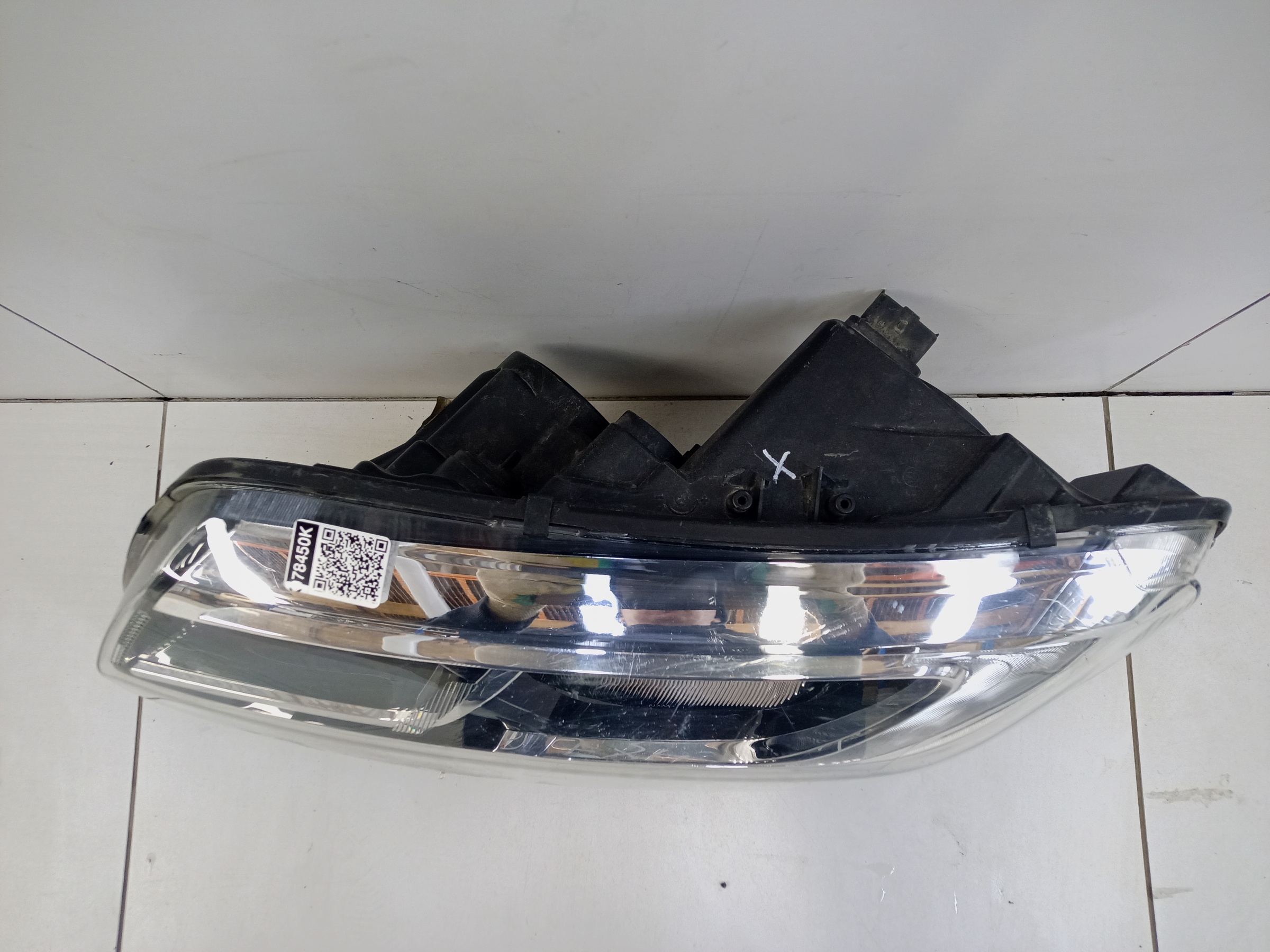 Фара передняя левая Renault Logan 2 Restail галоген с ДХО