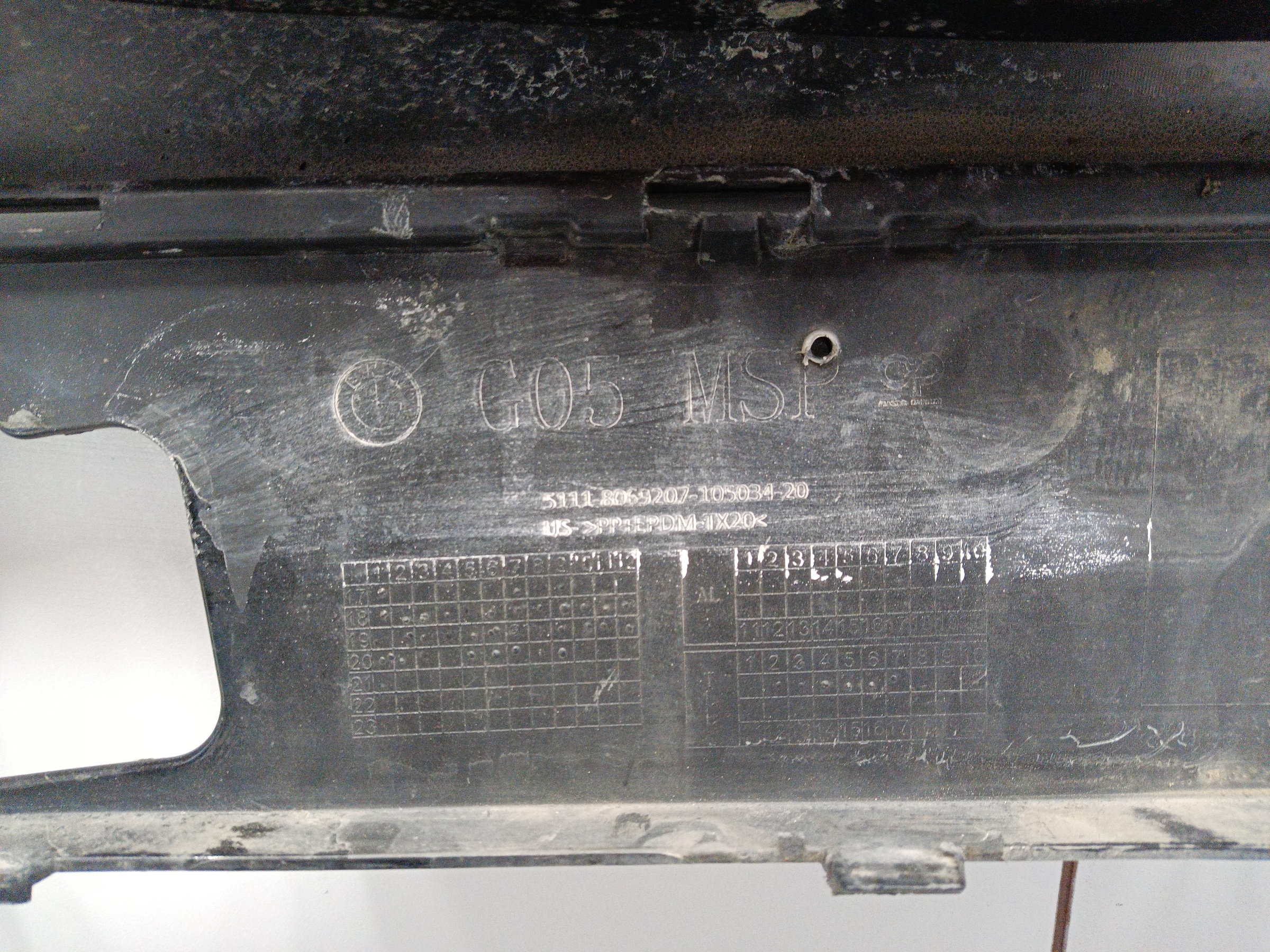 Бампер передний BMW X5 G05 M-Paket