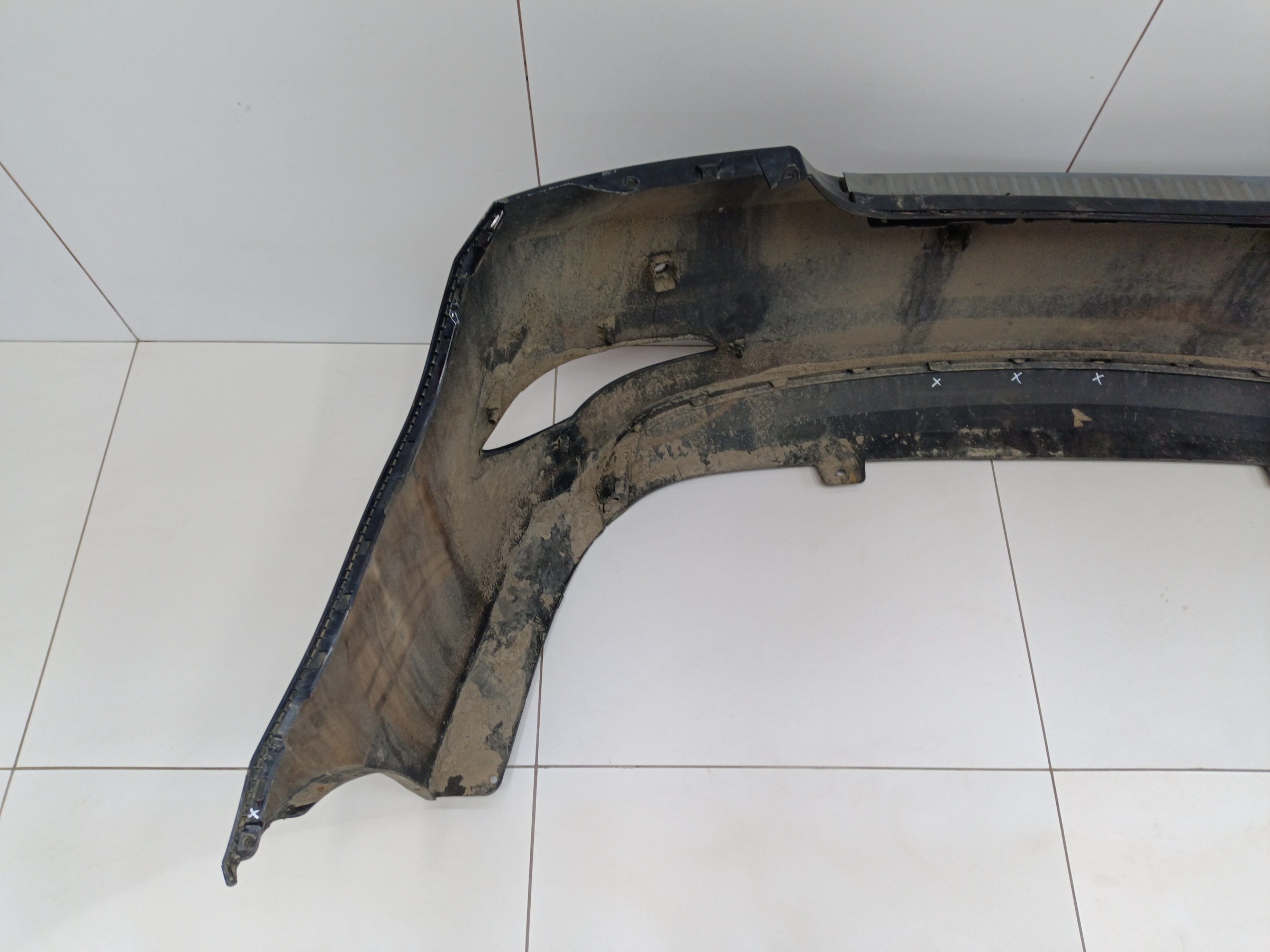 Бампер задний Hyundai Solaris Sedan Restail