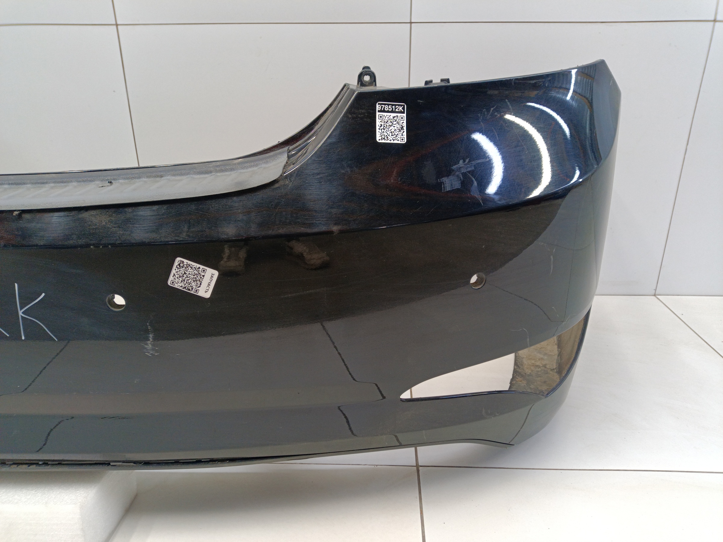 Бампер задний Hyundai Solaris Sedan Restail