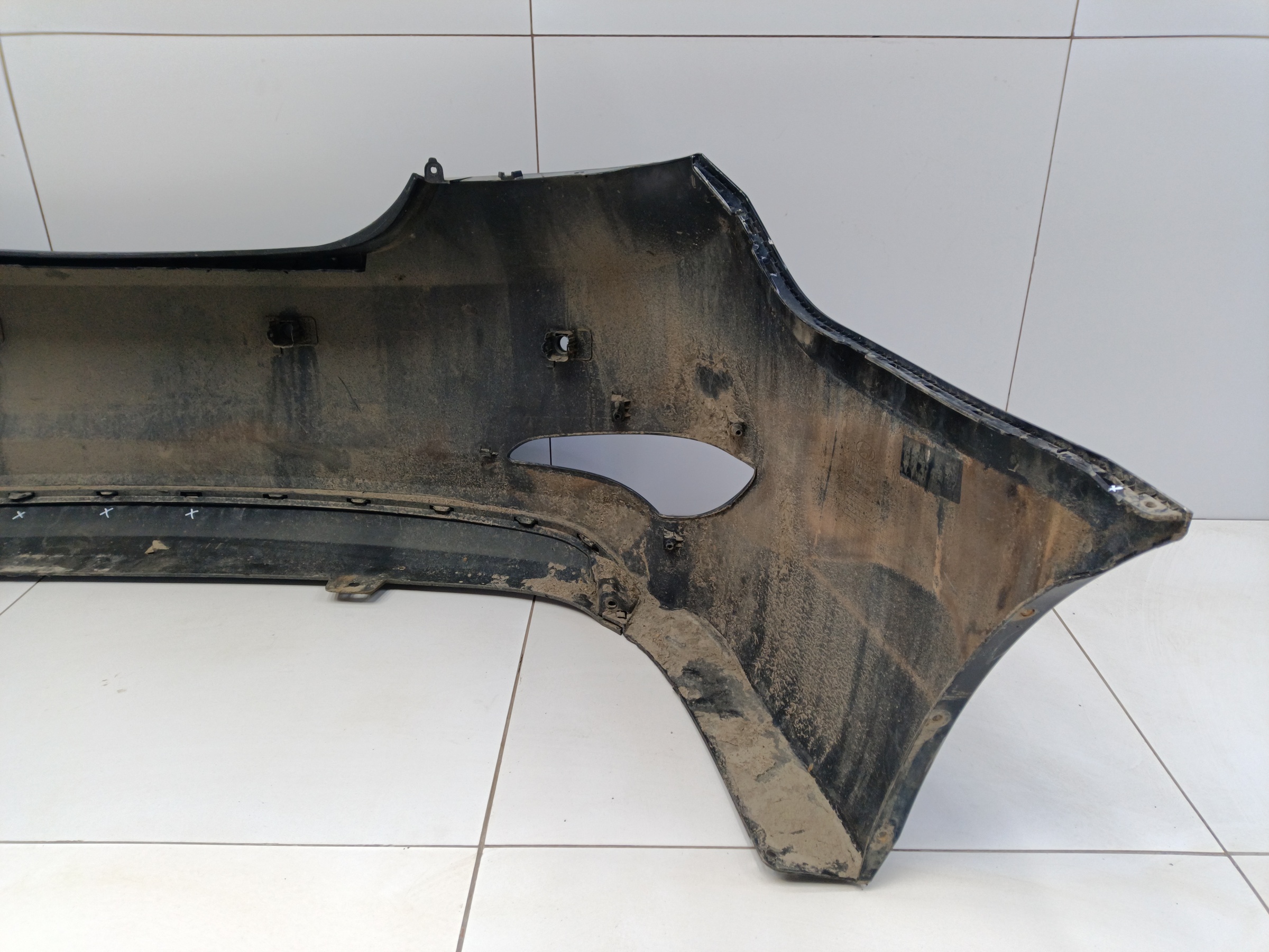 Бампер задний Hyundai Solaris Sedan Restail