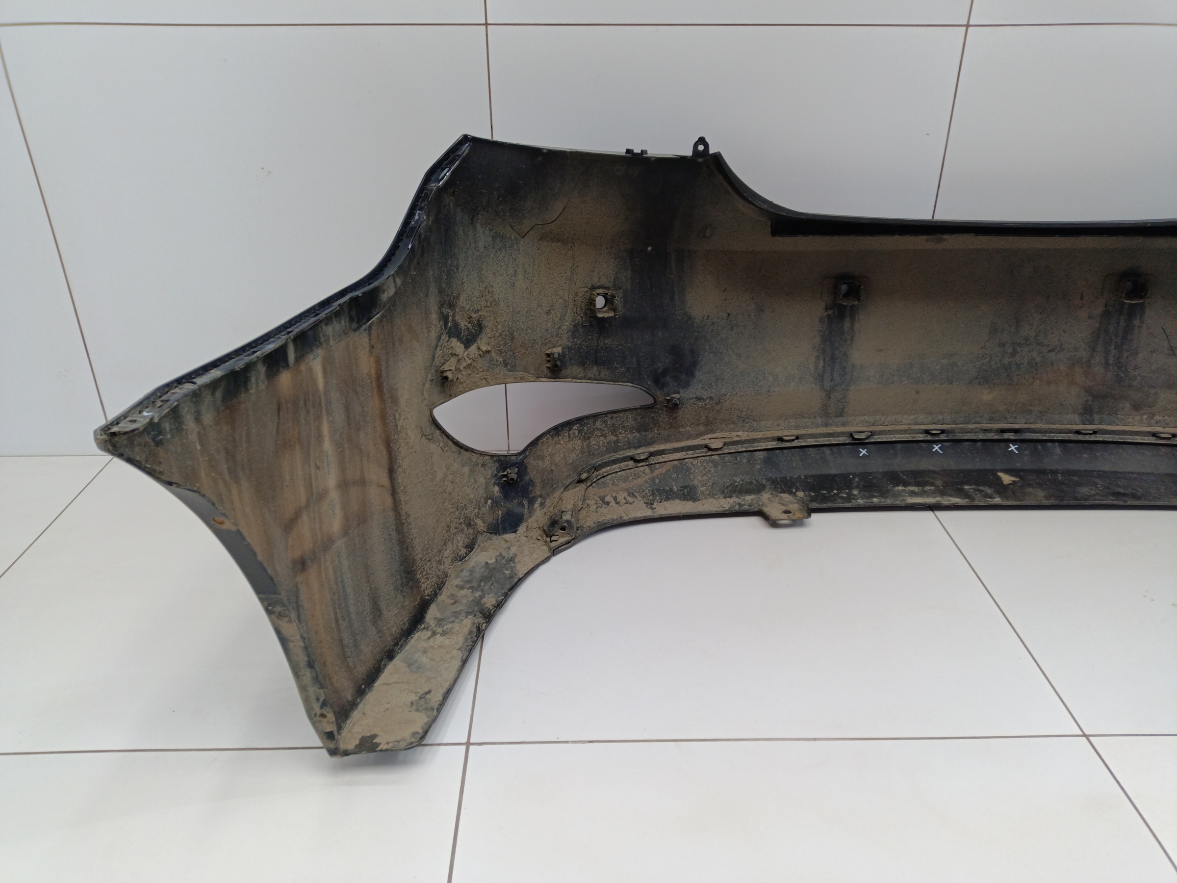 Бампер задний Hyundai Solaris Sedan Restail