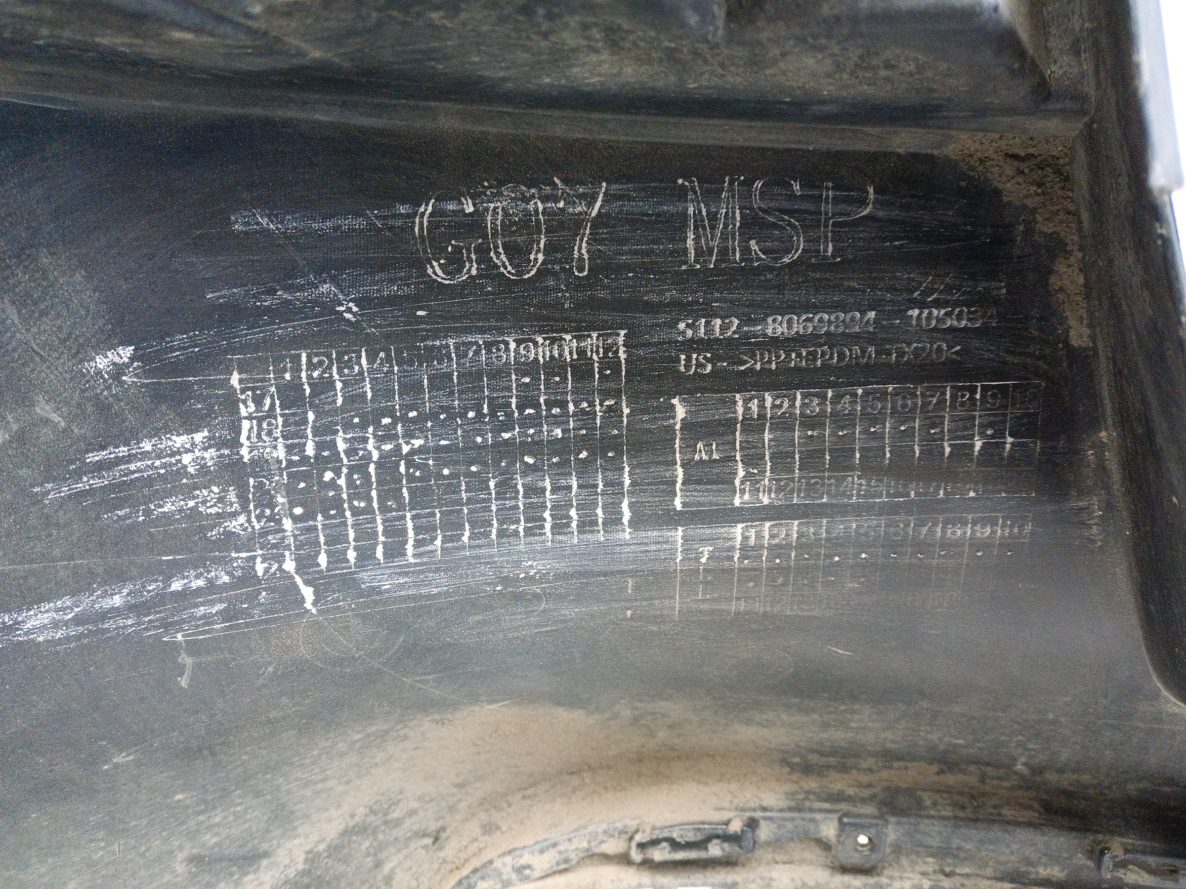 Бампер задний BMW X7 G07 M-Paket