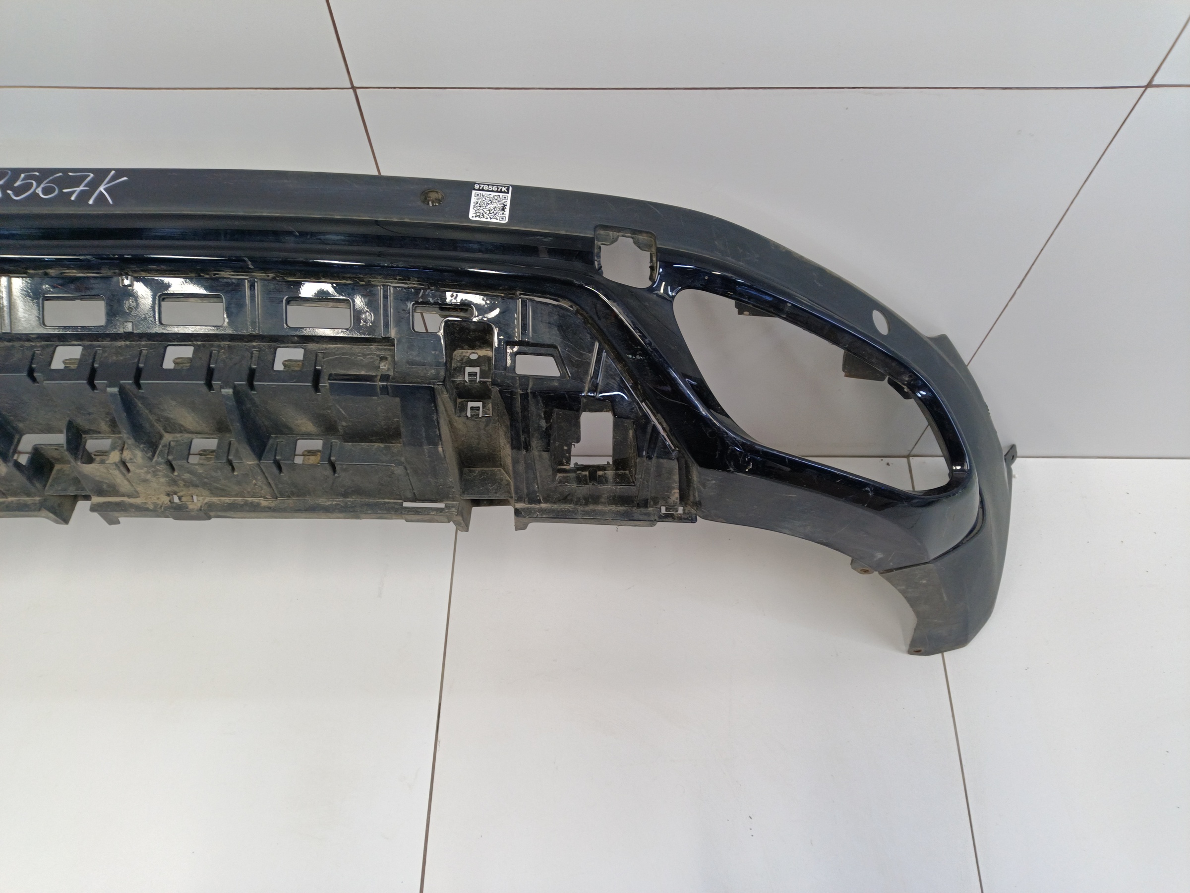 Юбка заднего бампера Geely Tugella