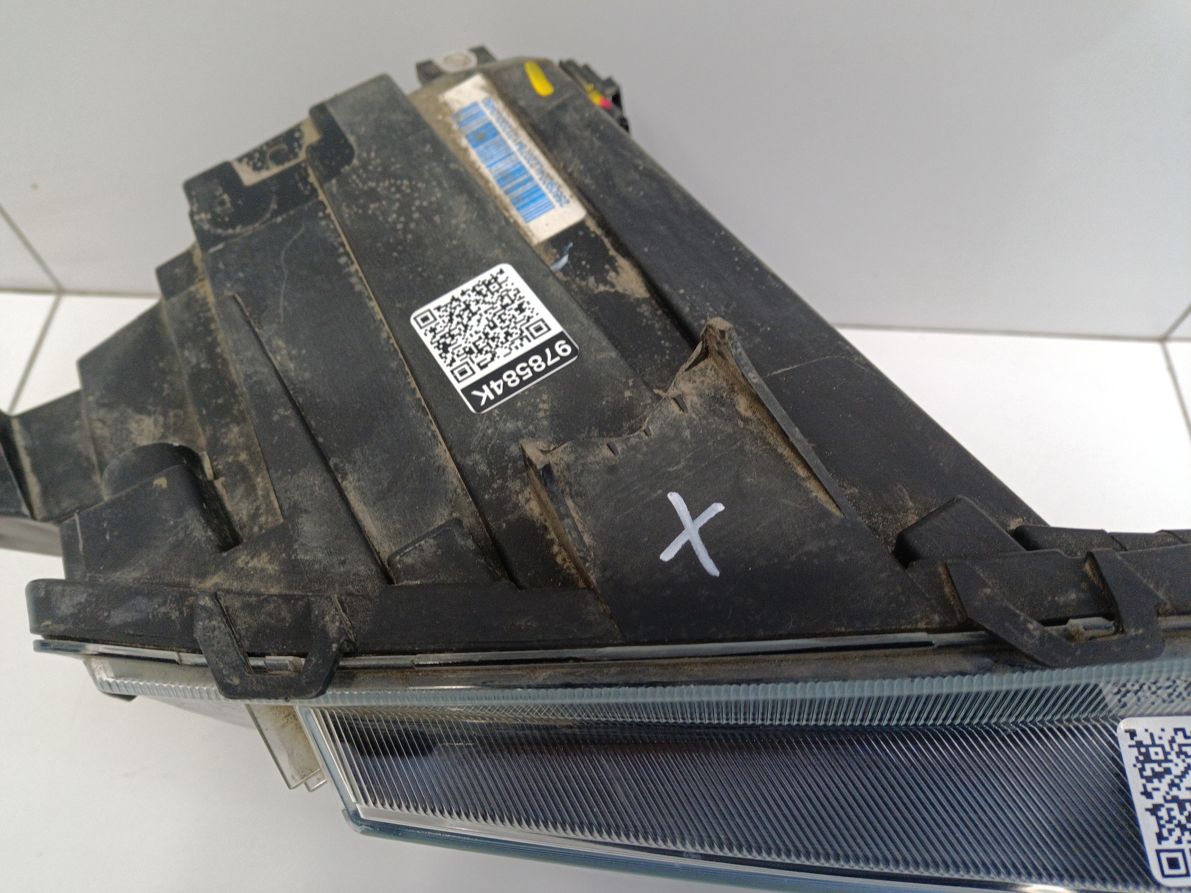 Фара передняя правая Москвич 3 галоген линза