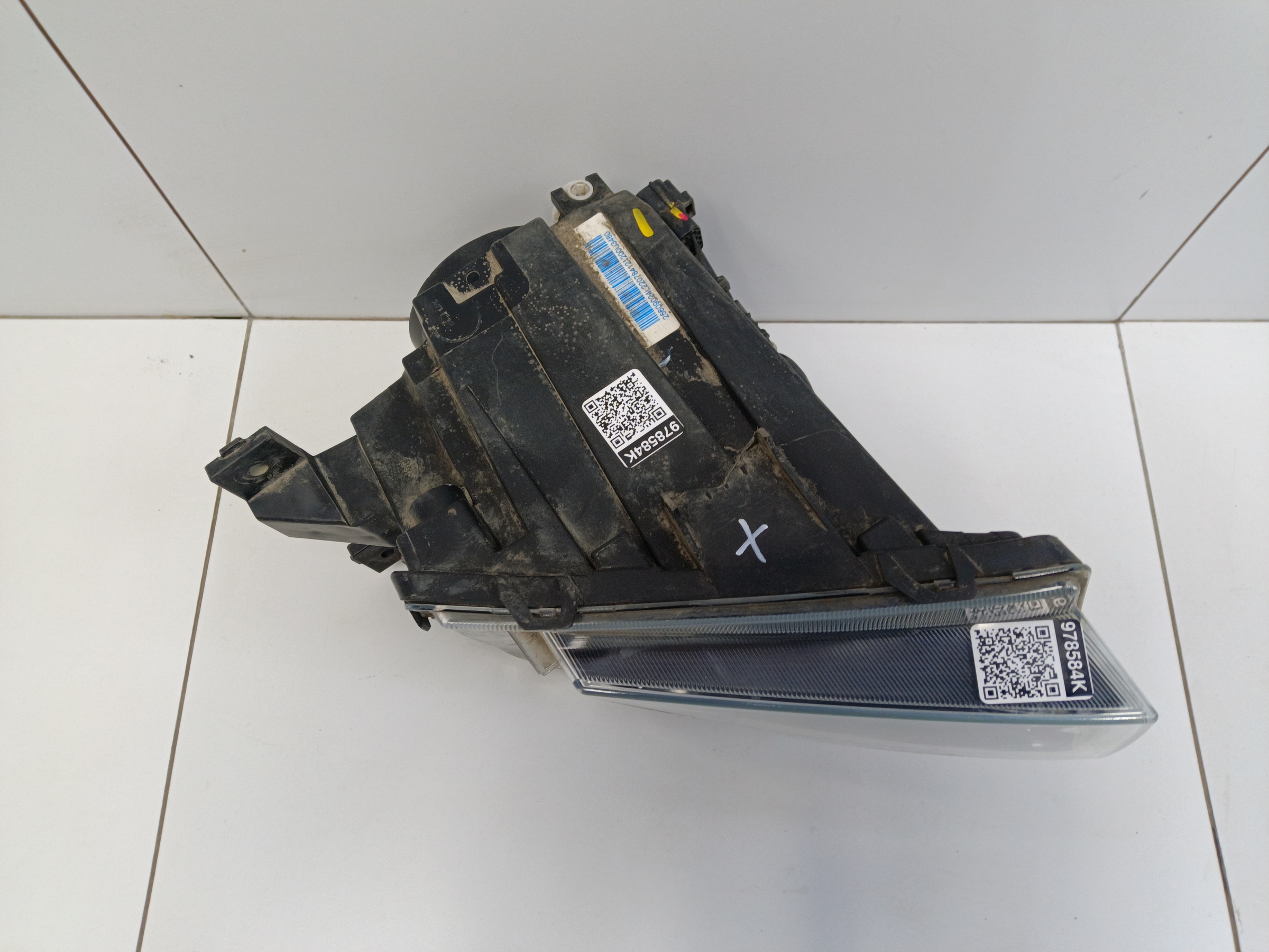 Фара передняя правая Москвич 3 галоген линза