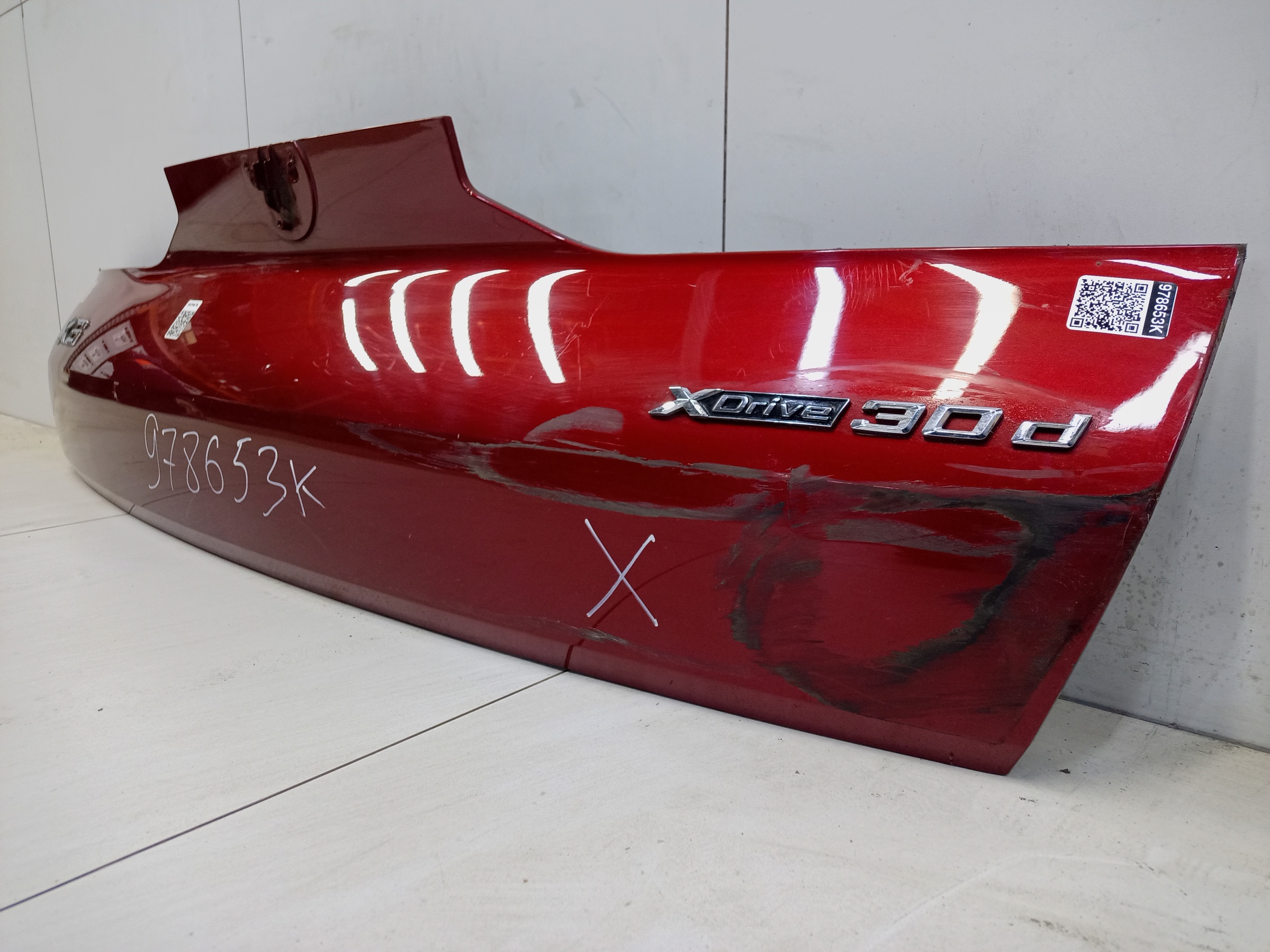 Накладка крышки багажника BMW X6 G06