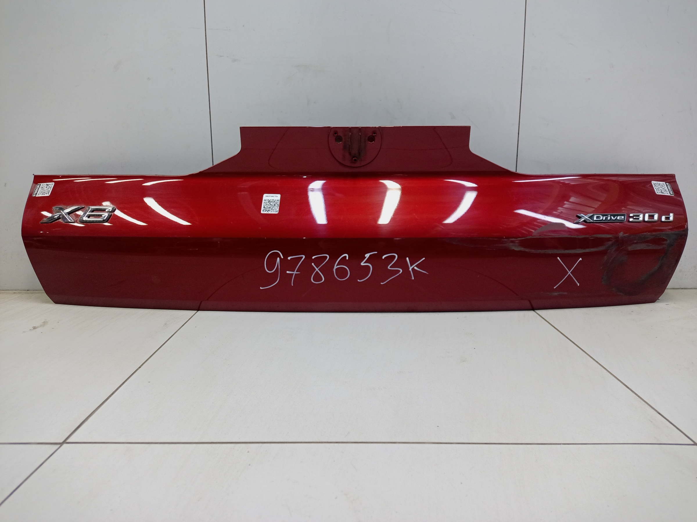 Накладка крышки багажника BMW X6 G06