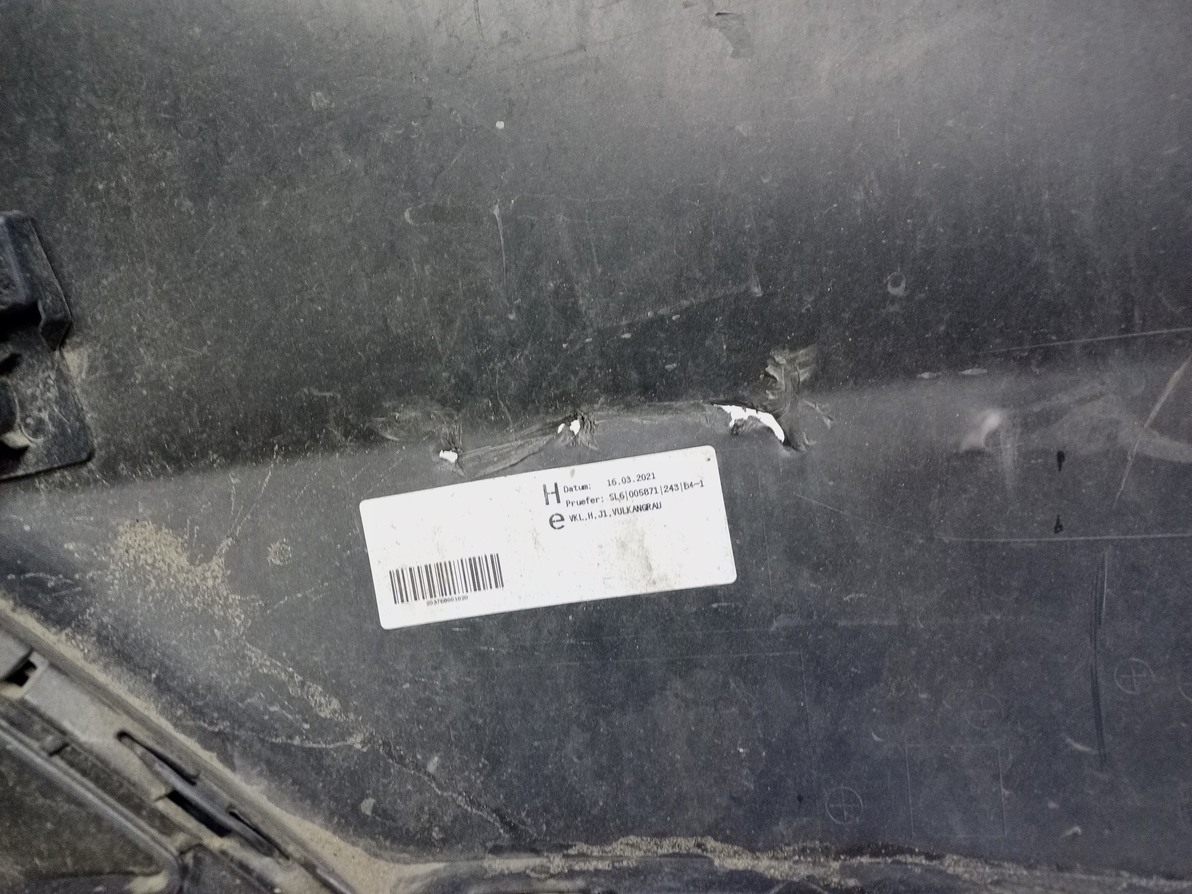 Бампер задний Porsche Taycan