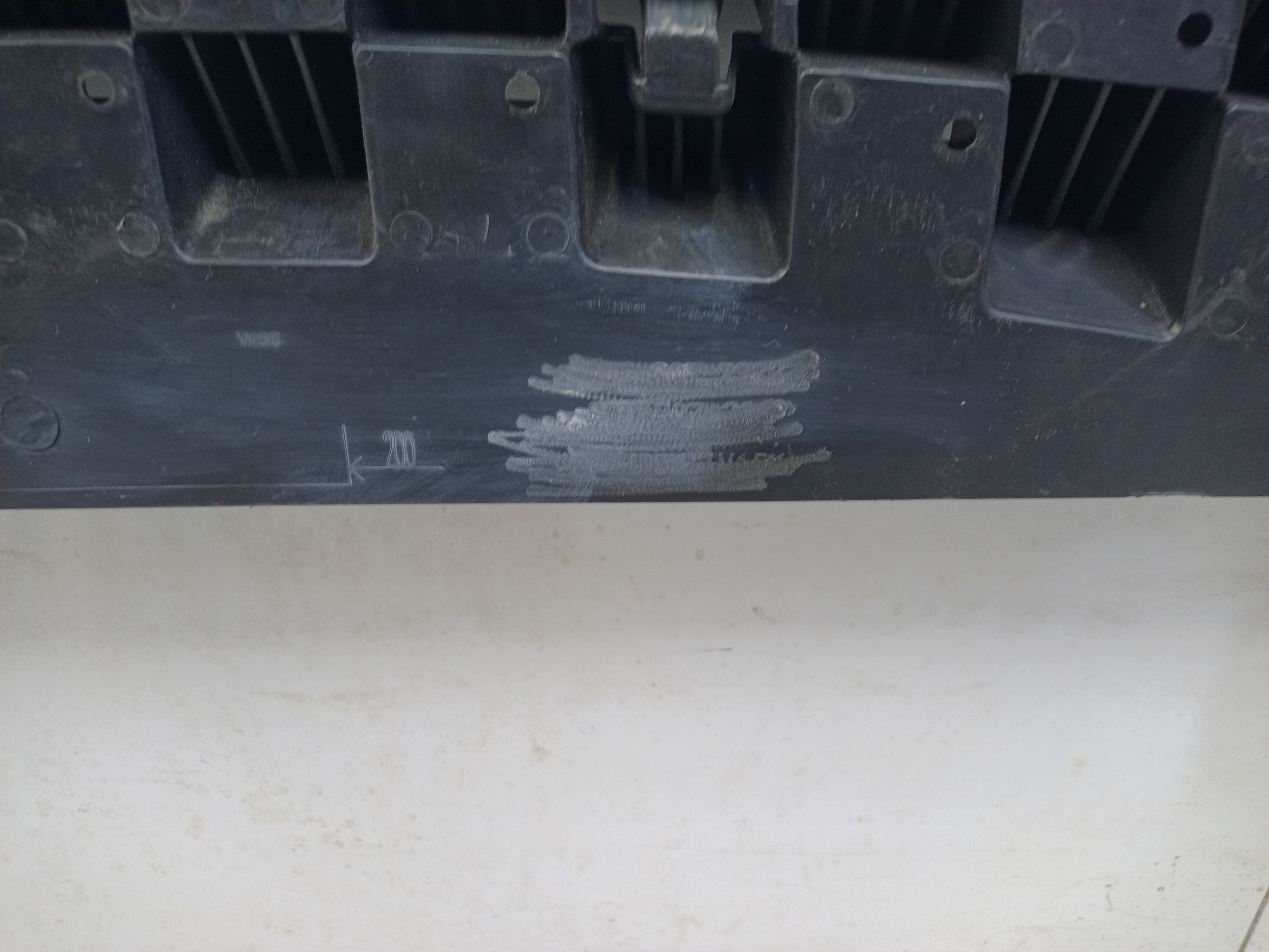 Пыльник переднего бампера Audi A3 8V Restail