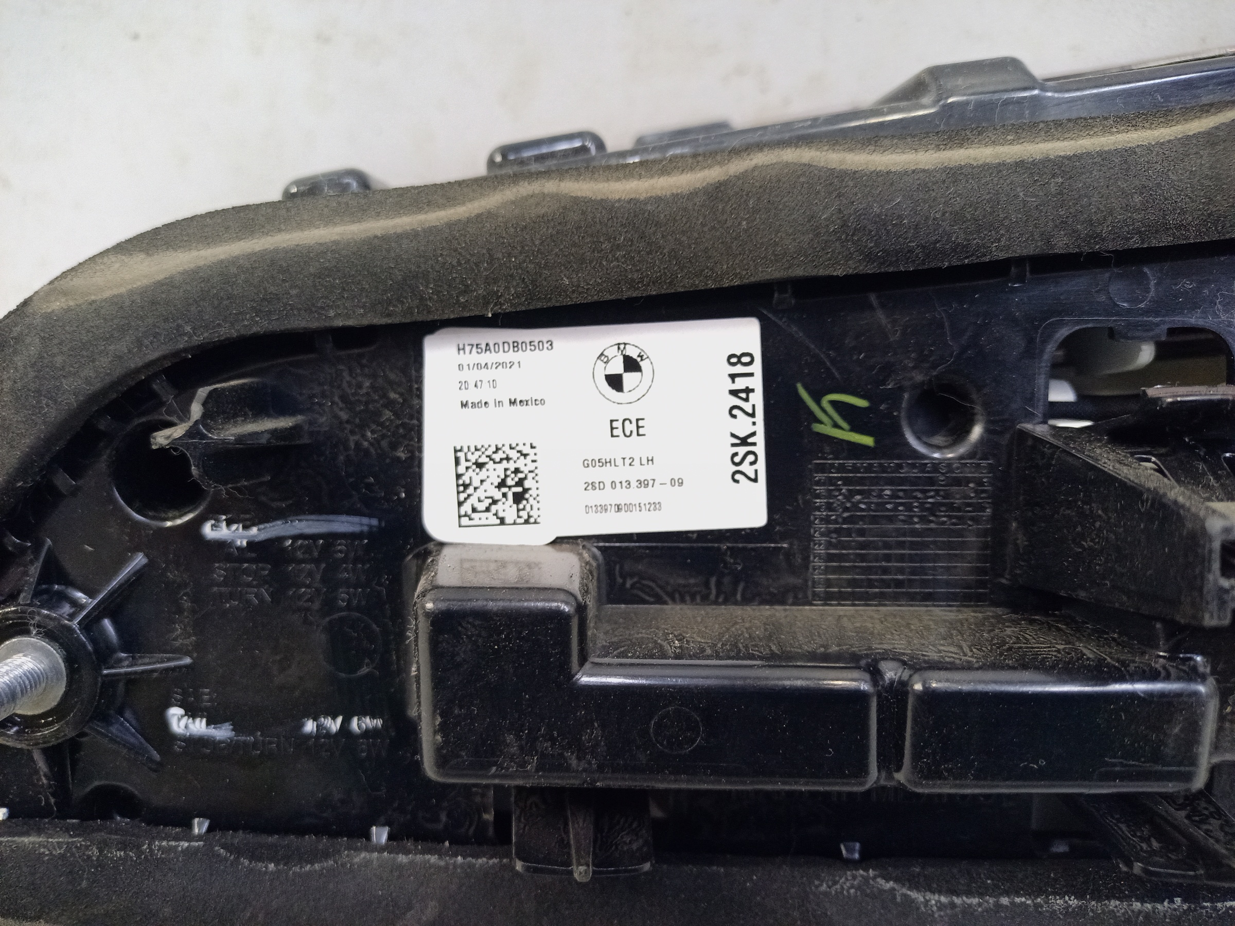 Фонарь задний левый внутренний BMW X5 G05 LED