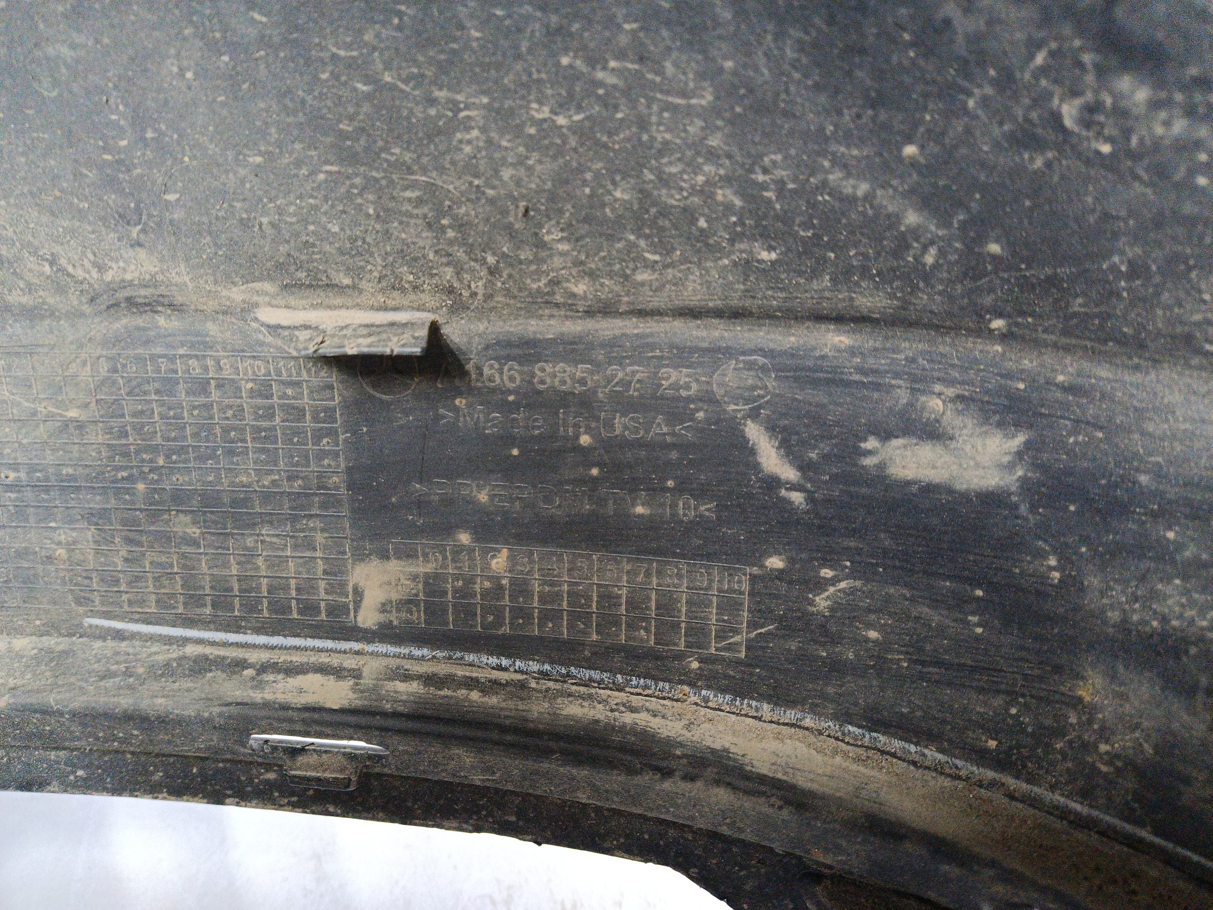 Бампер передний Mercedes Benz GL-klasse X166