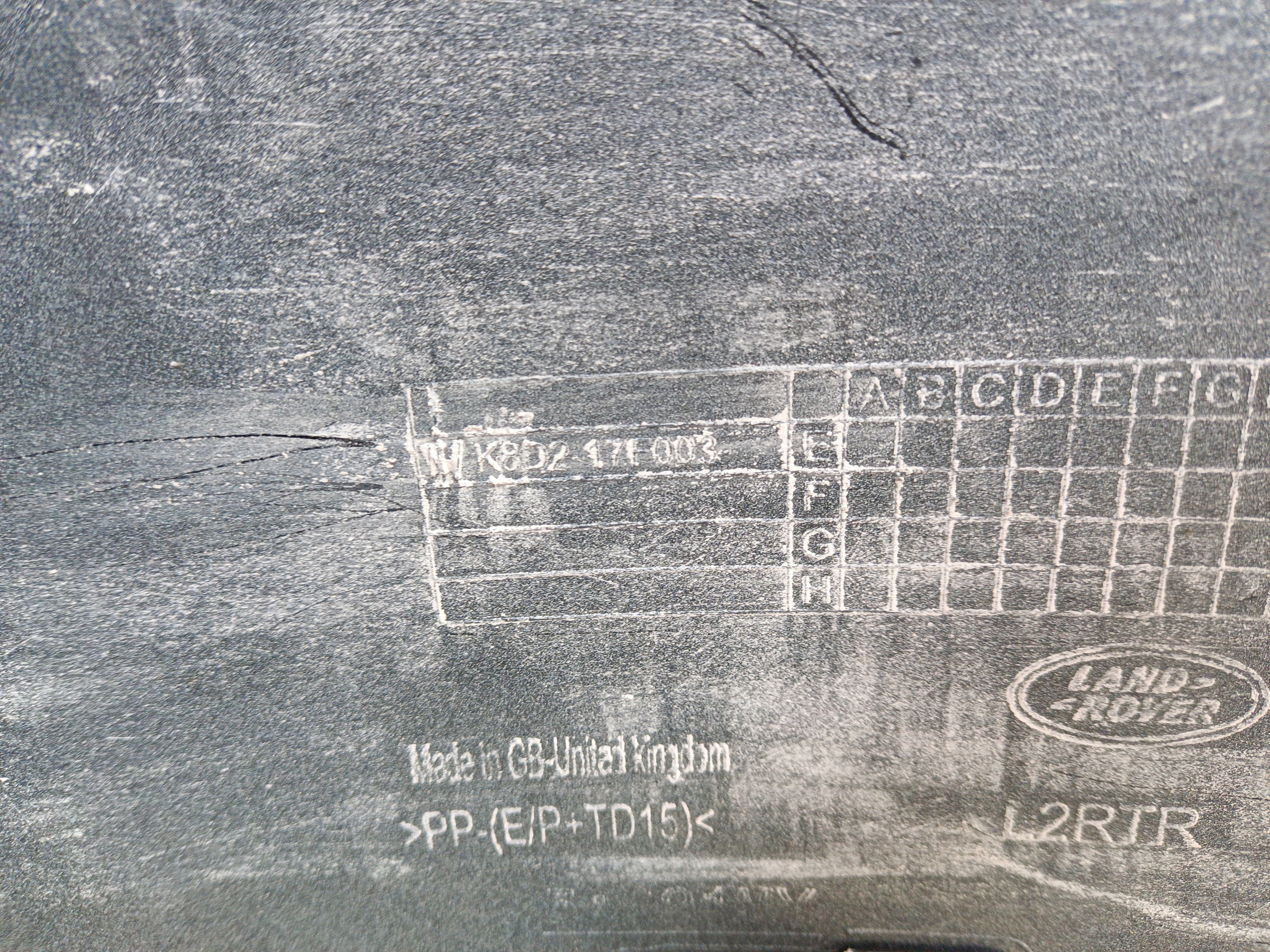 Бампер передний Land Rover Range Rover Evoque 2