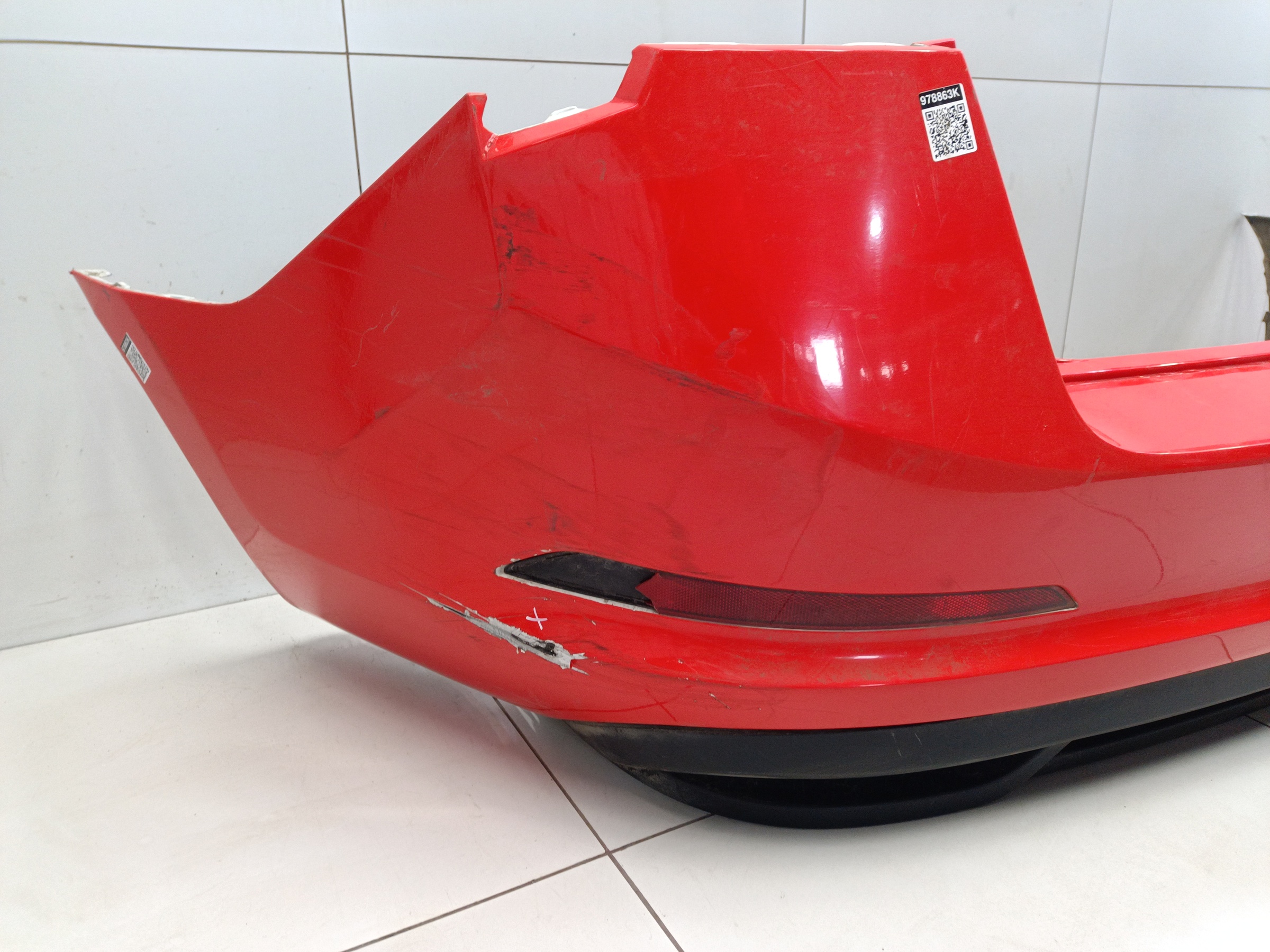 Бампер задний Skoda Rapid 2