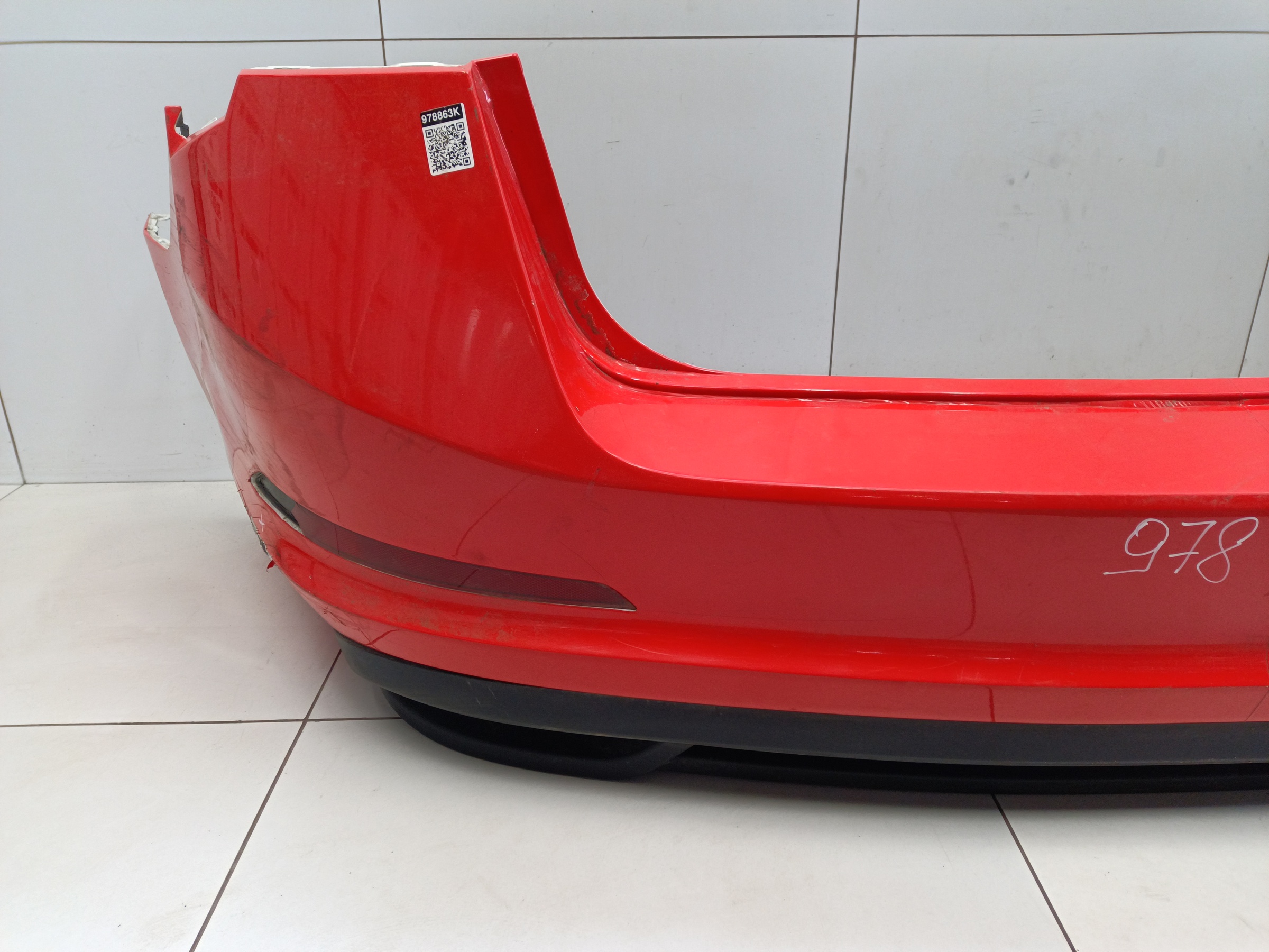 Бампер задний Skoda Rapid 2