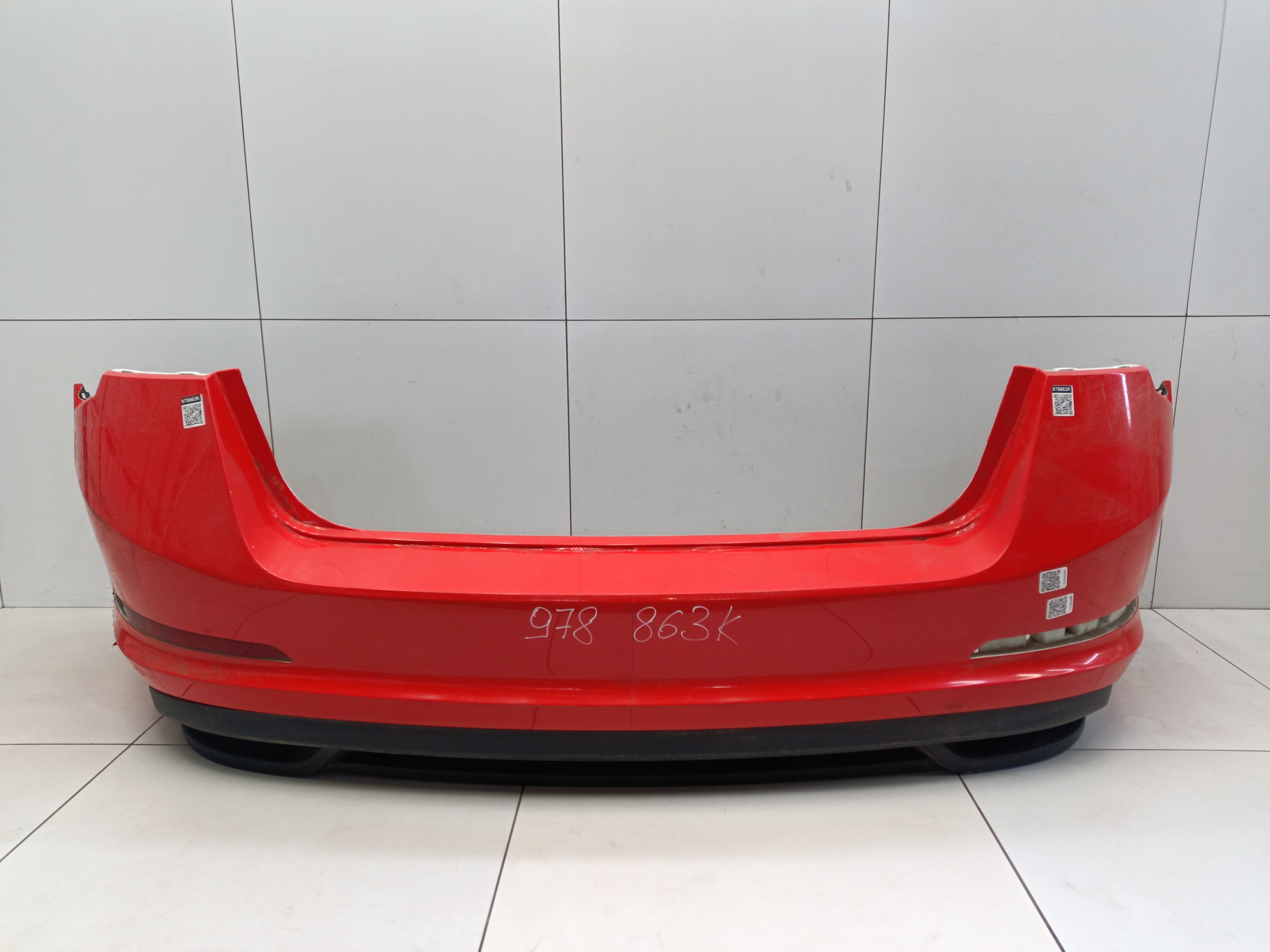 Бампер задний Skoda Rapid 2