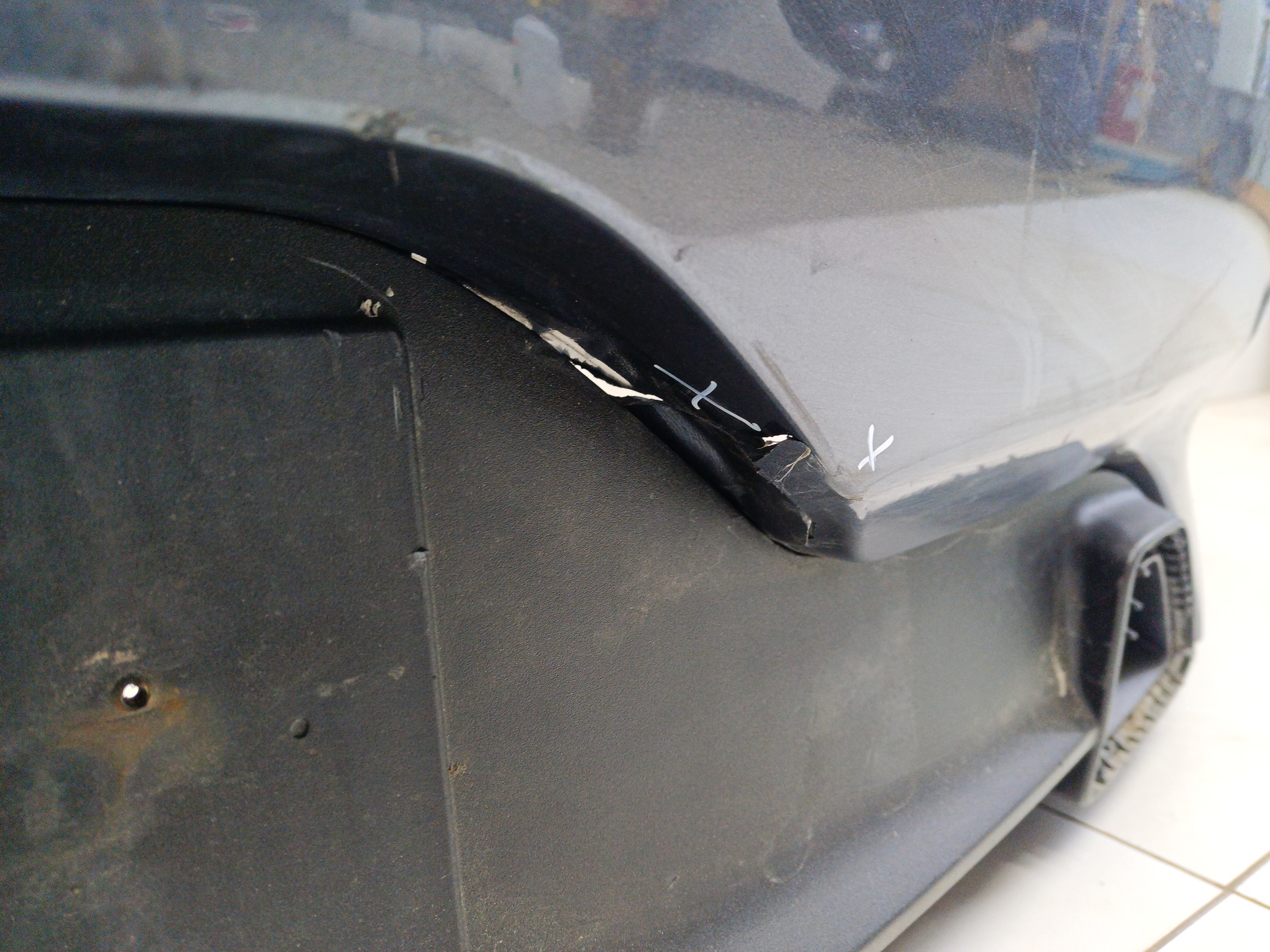 Бампер задний Kia Rio 4 Restail