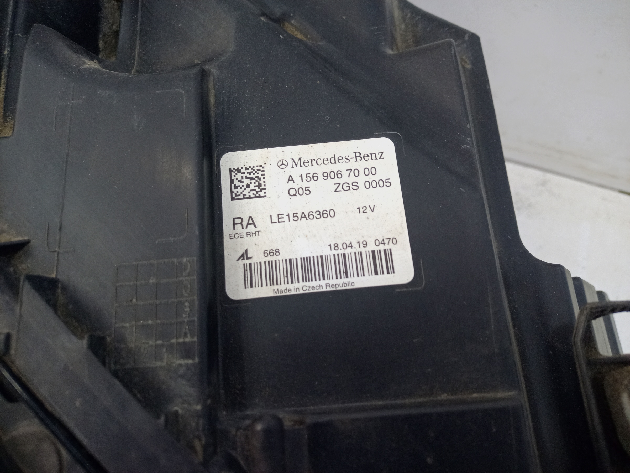 Фара передняя правая Mercedes-Benz GLA-Klasse X156 Restail