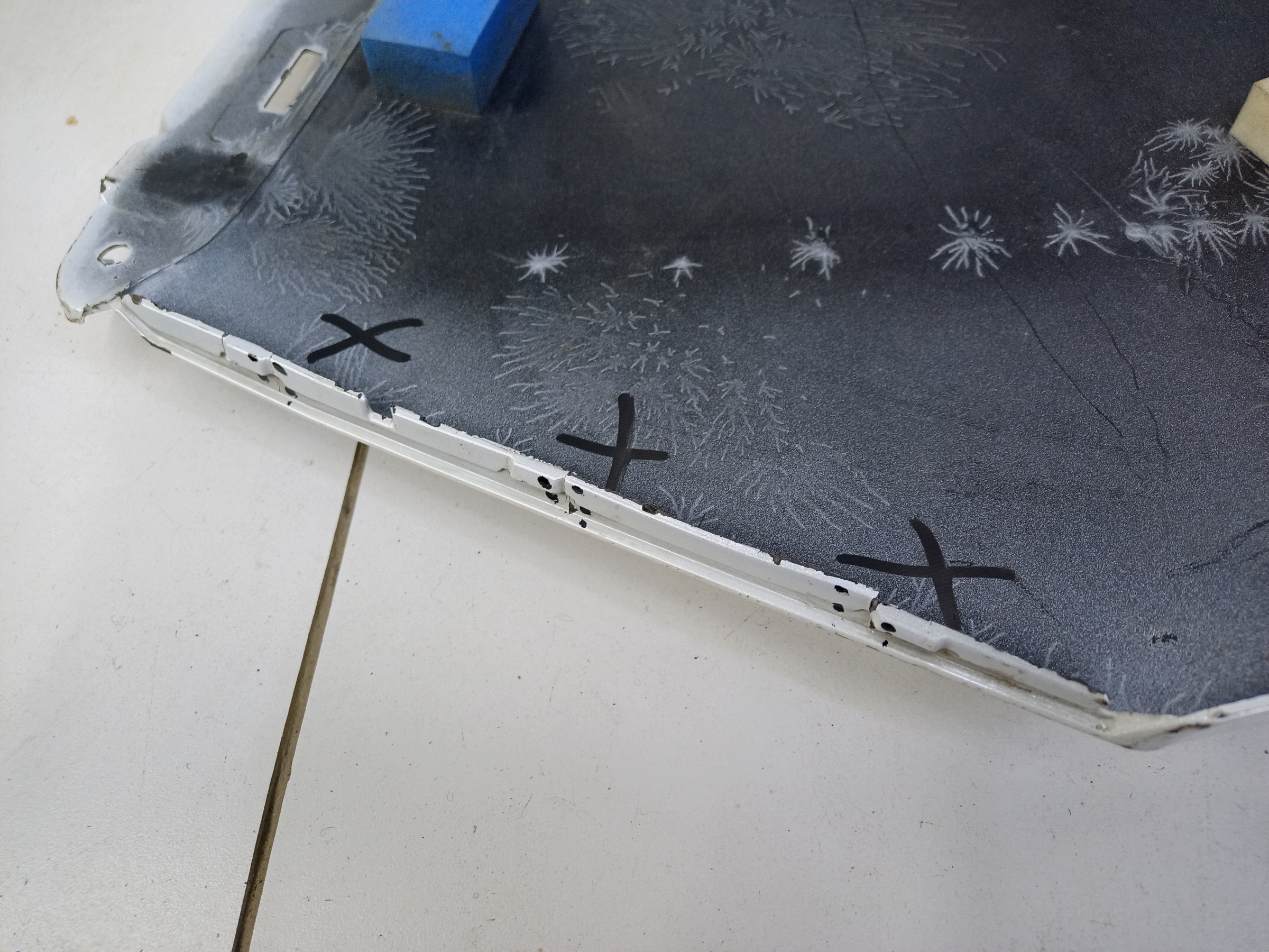 Бампер задний левая часть Toyota Rav4 XA50