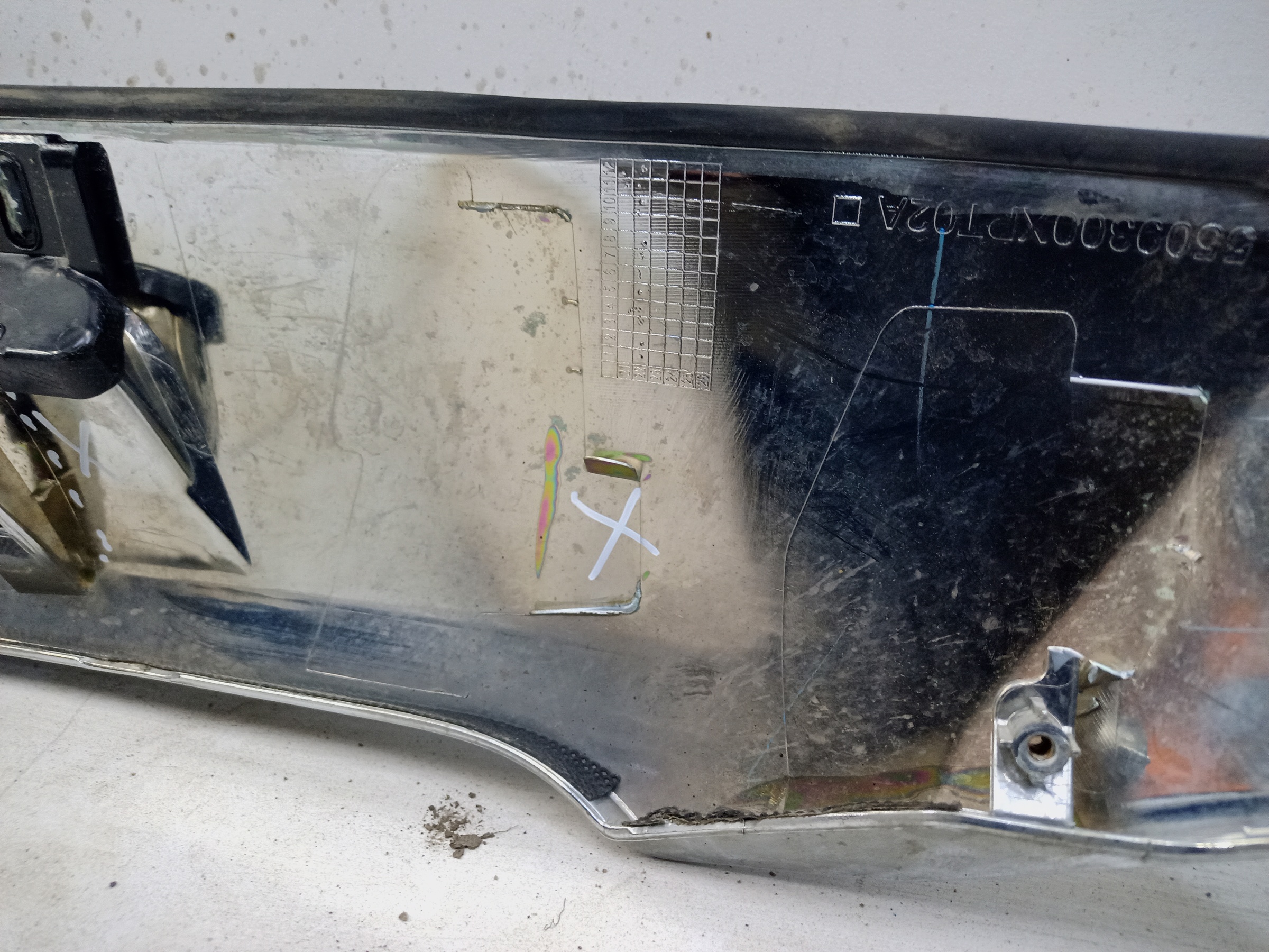 Накладка капота Tank 500 хром