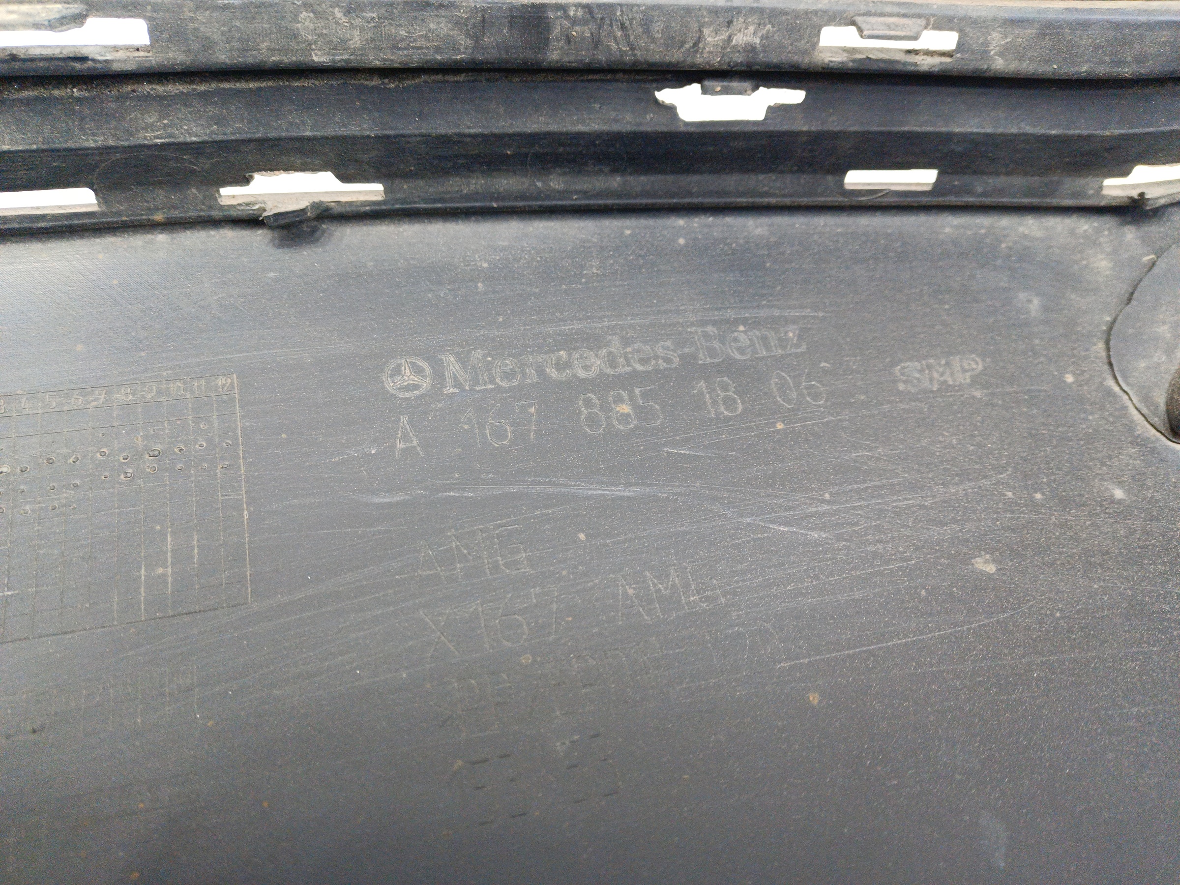 Юбка переднего бампера Mercedes-benz GLS-klasse X167