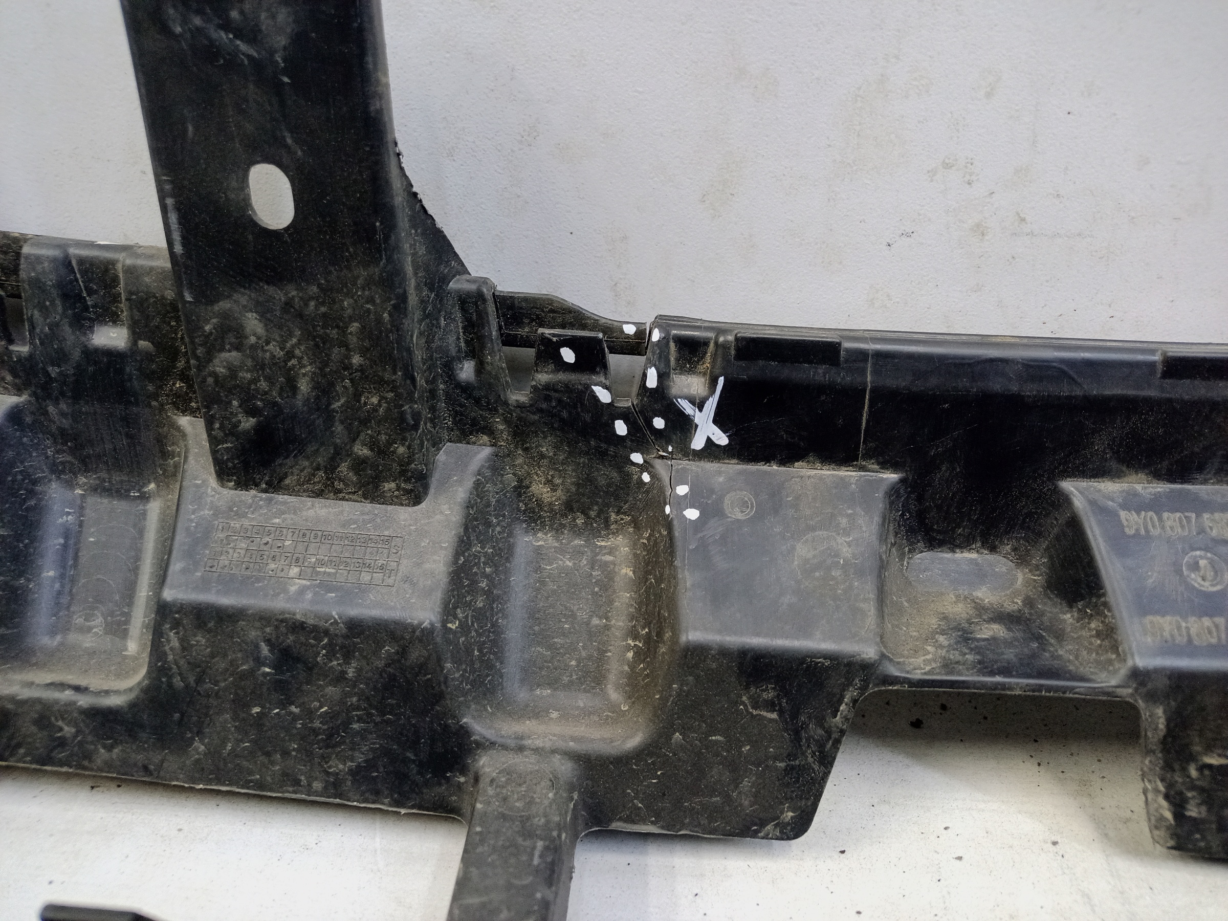 Решетка переднего бампера Porsche Cayenne 3